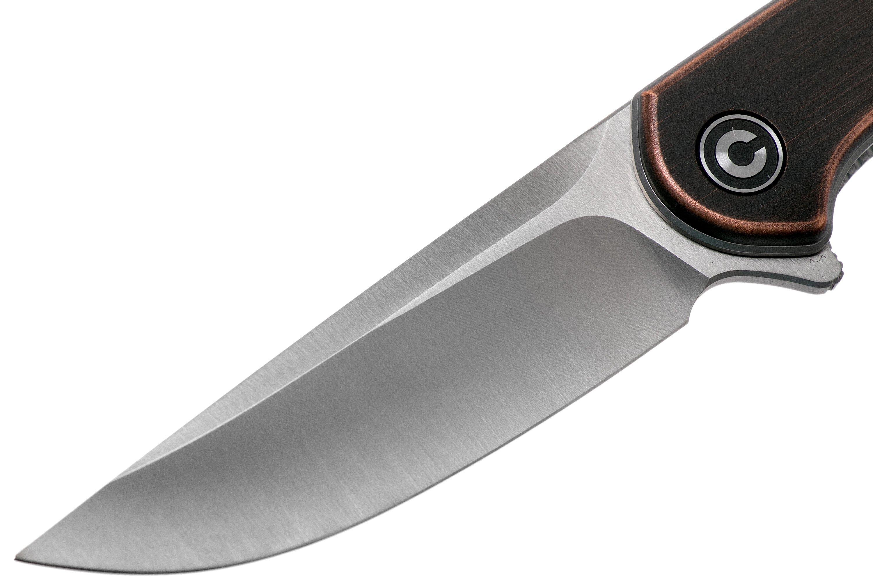 Civivi Mini Asticus C19026B-1 Copper pocket knife | Advantageously ...