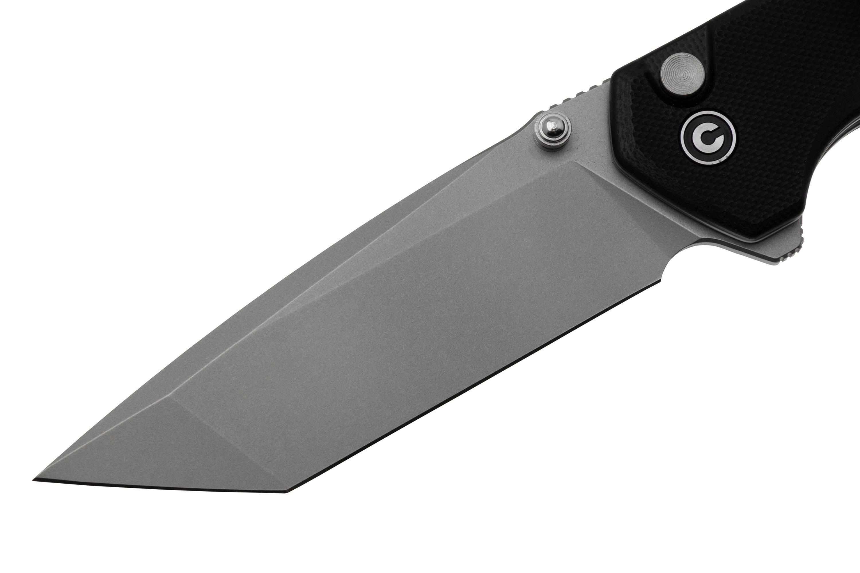 Civivi Brazen Button Lock C19059C1 Black G10, pocket knife