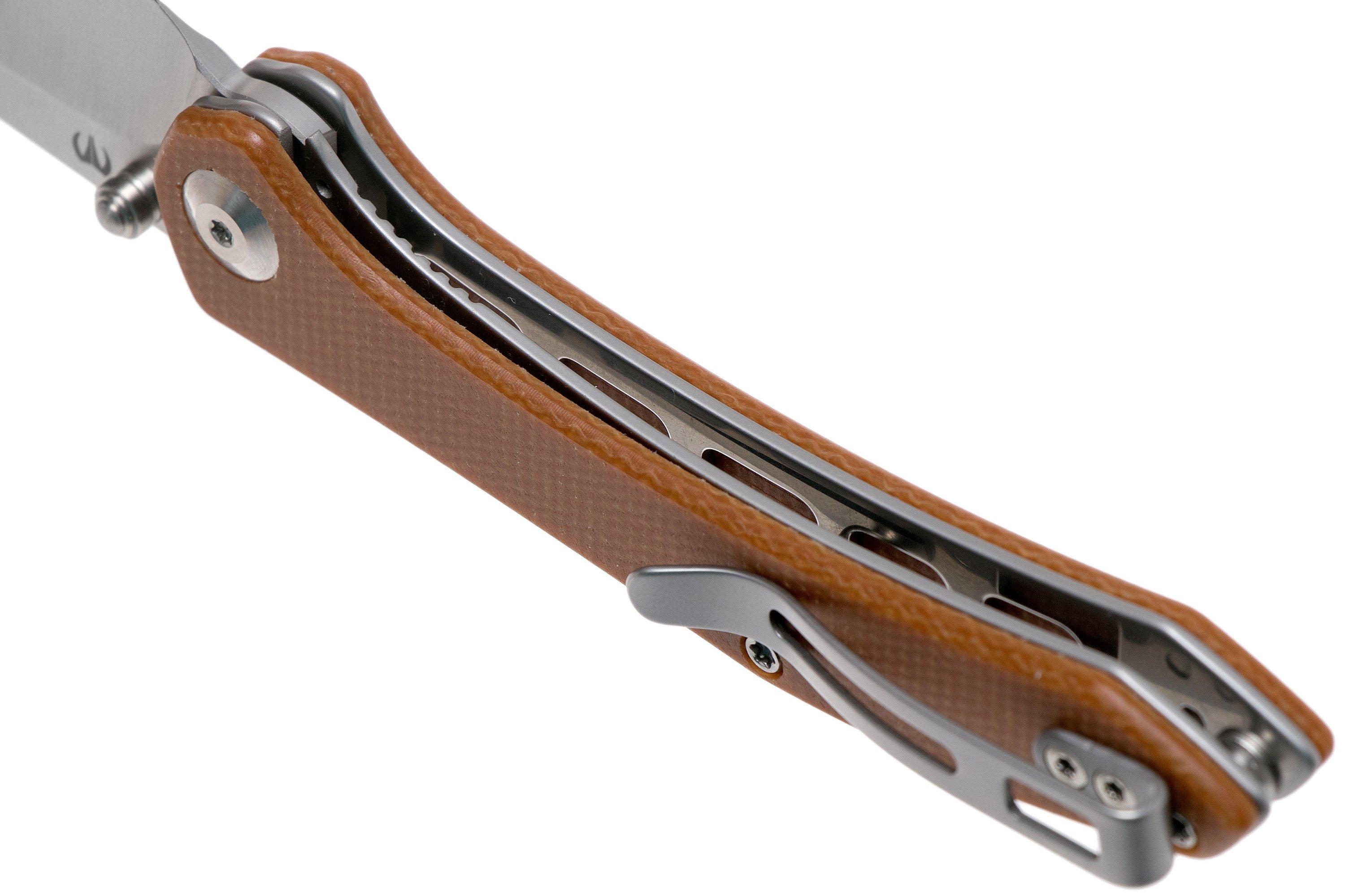 Civivi Hadros C20004-2 Brown Micarta pocket knife, Dylan Mallery
