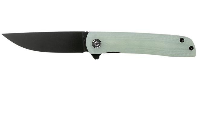 Civivi Bo C20009B-4 Natural G10, Black Stonewashed pocket knife, Brad  Zinker design