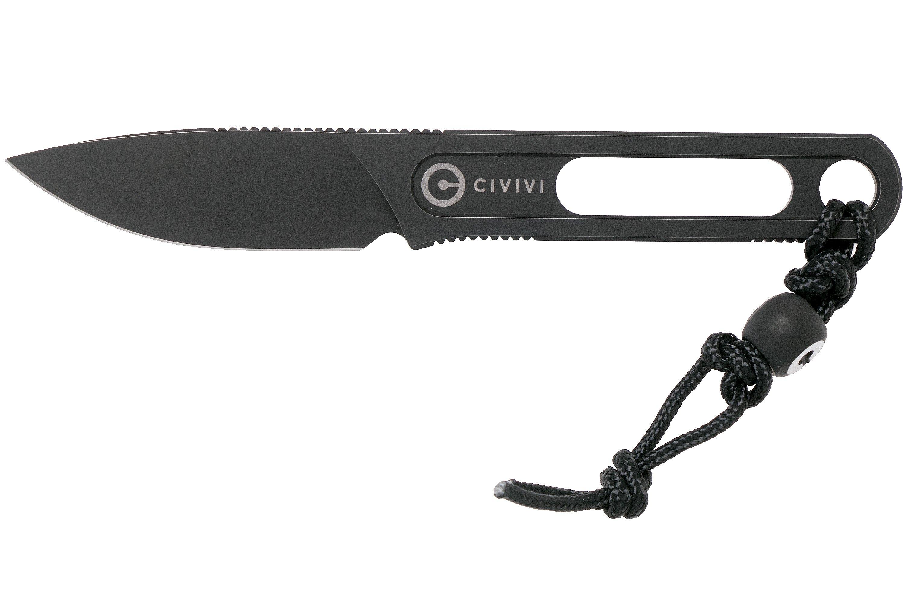 Civivi Minimis C20026-1 Blackwashed neck knife, Ostap Hel design ...
