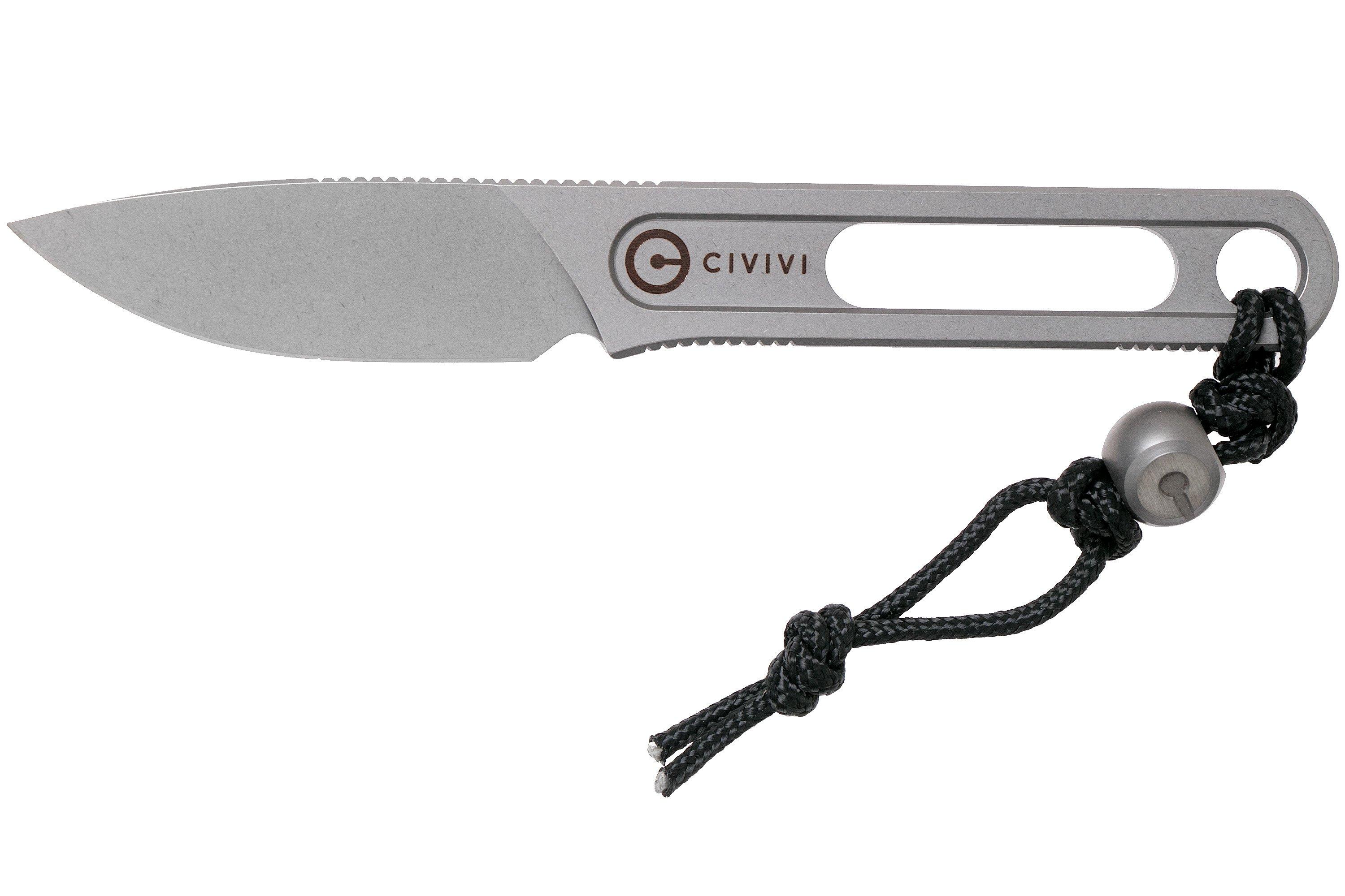 Civivi Minimis C20026-2 Stonewashed neck knife, Ostap Hel design ...