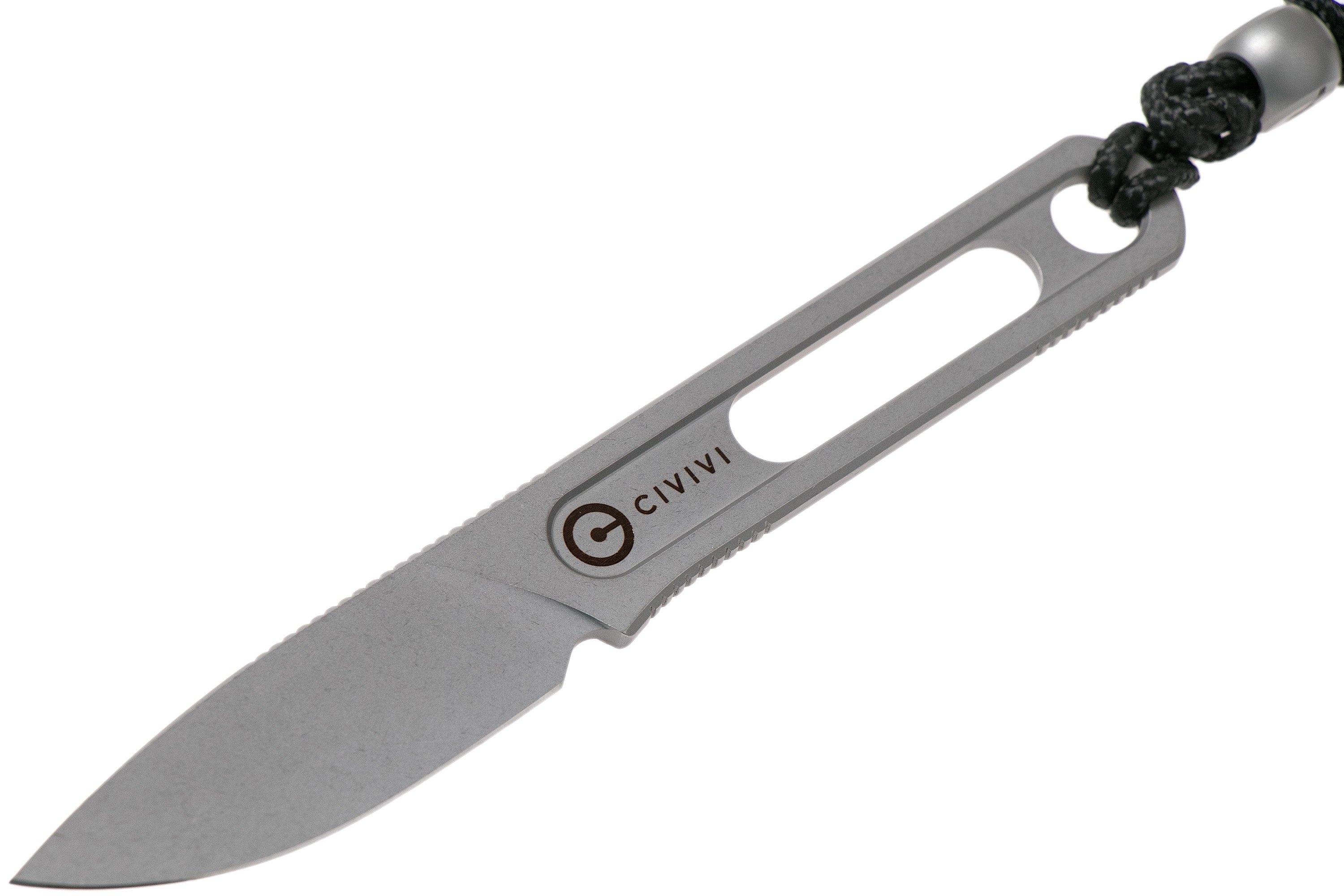 Civivi Minimis C20026-2 Stonewashed neck knife, Ostap Hel design ...