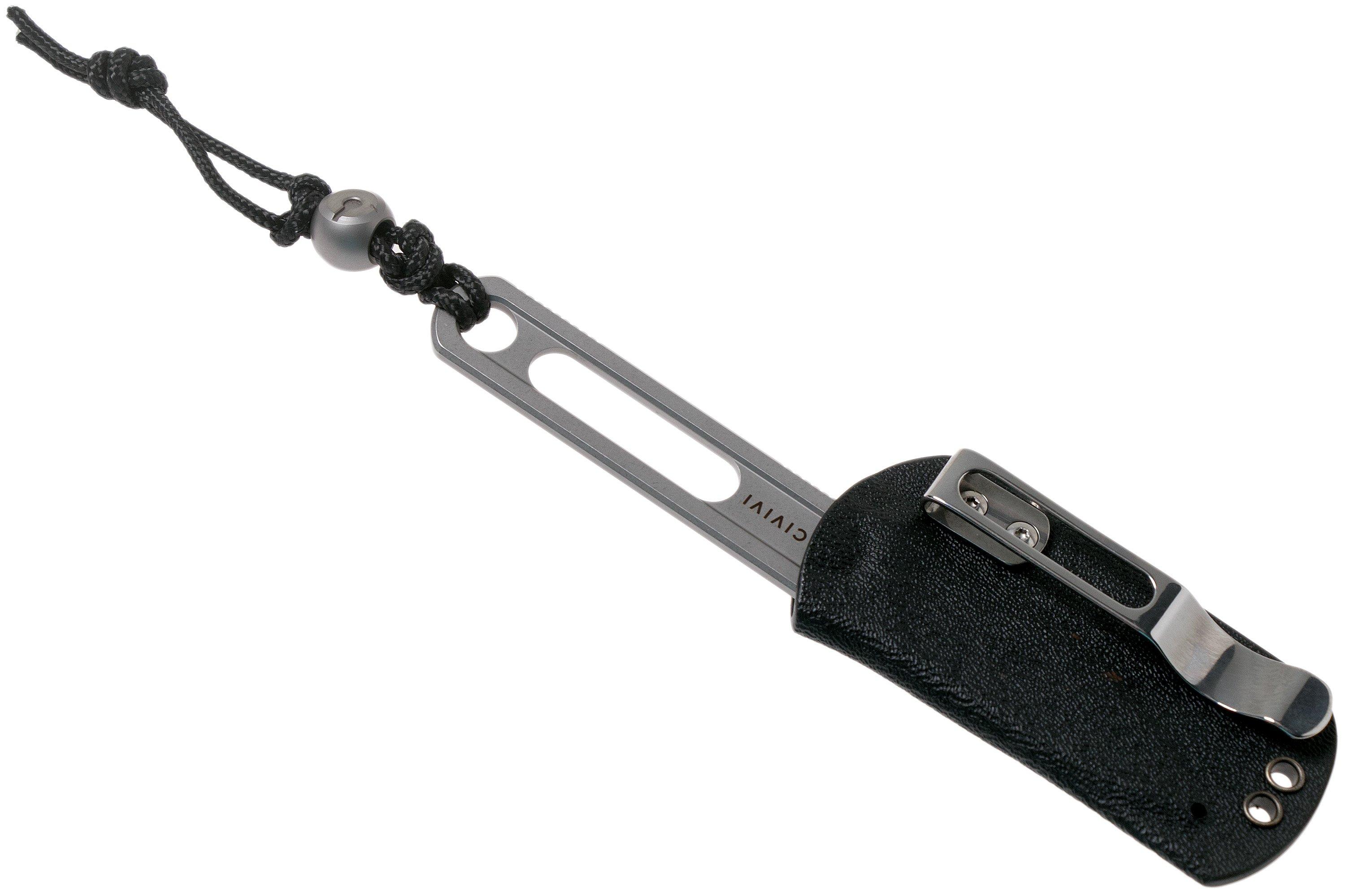 Civivi Minimis C20026-2 Stonewashed neck knife, Ostap Hel design ...