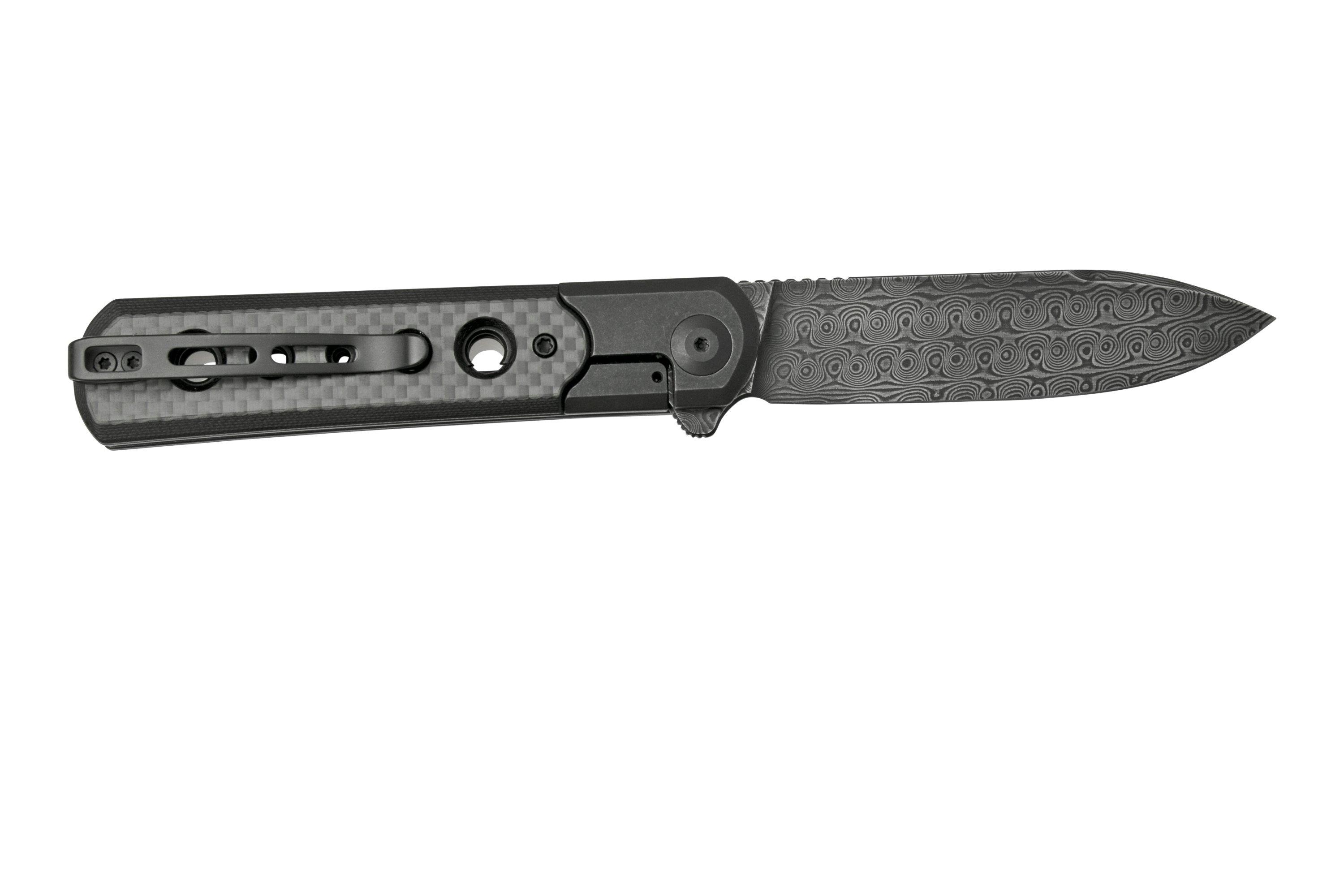 Civivi Banneret, Damascus, Carbonfiber, C20040D-DS1 pocket knife ...