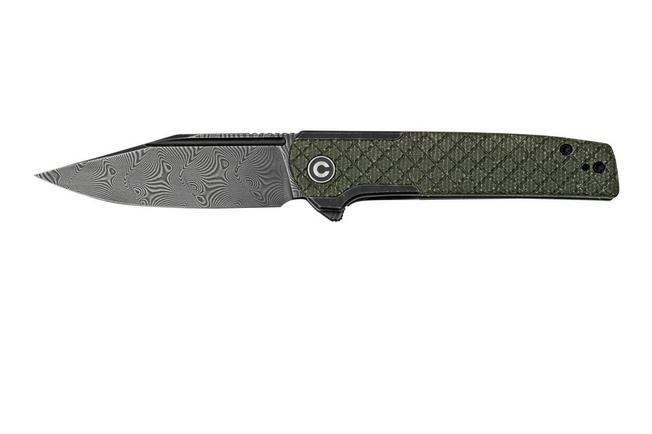 Imagen para Civivi Cachet C20041B-DS1 Green micarta acero damasco, navaja