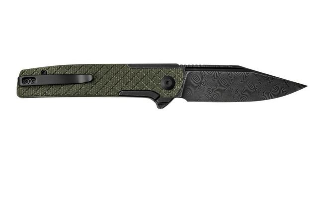 Imagen para Civivi Cachet C20041B-DS1 Green micarta acero damasco, navaja