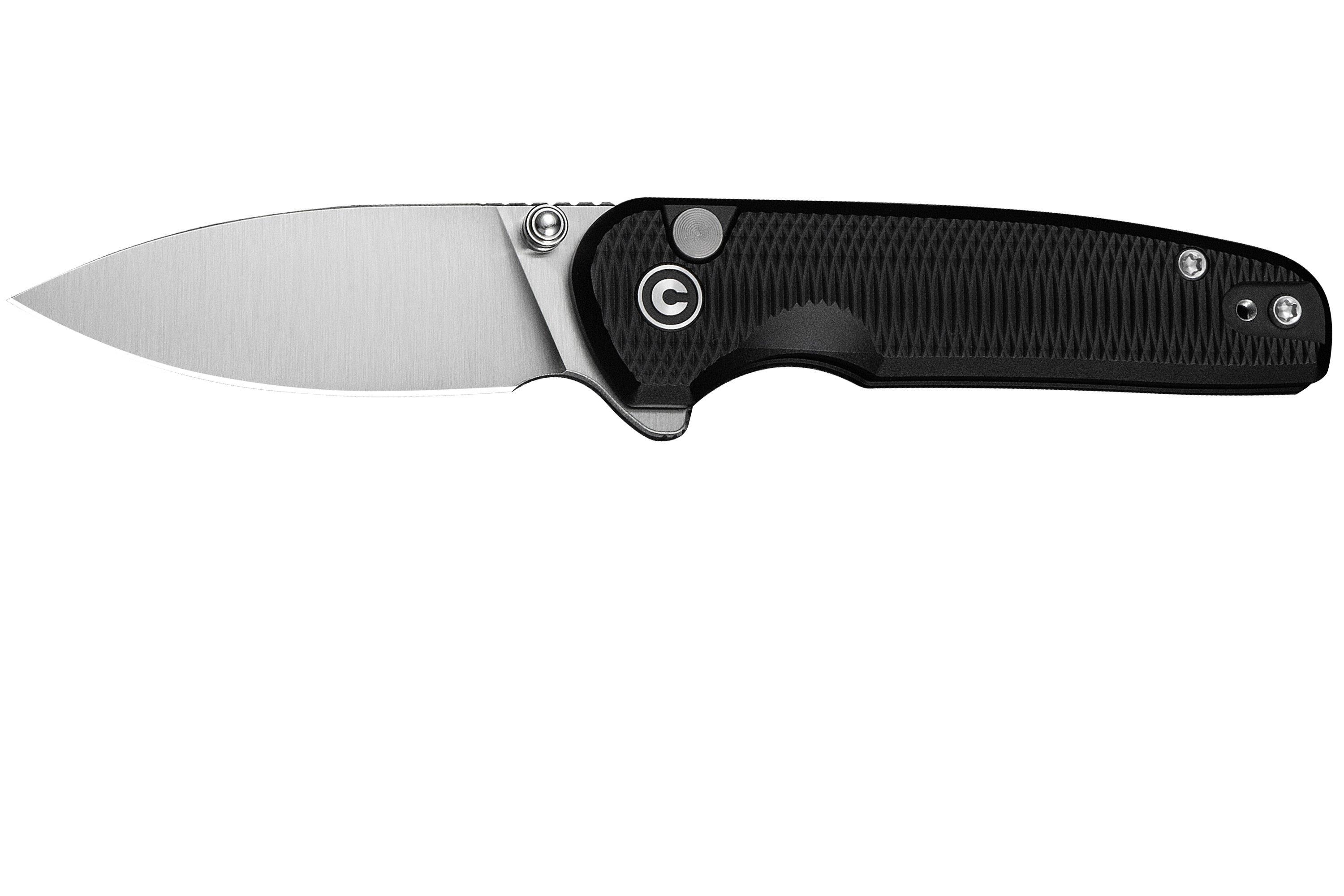 Civivi Mini Shakan C20052F-1 Satin Nitro-V, Black Aluminium, navaja ...