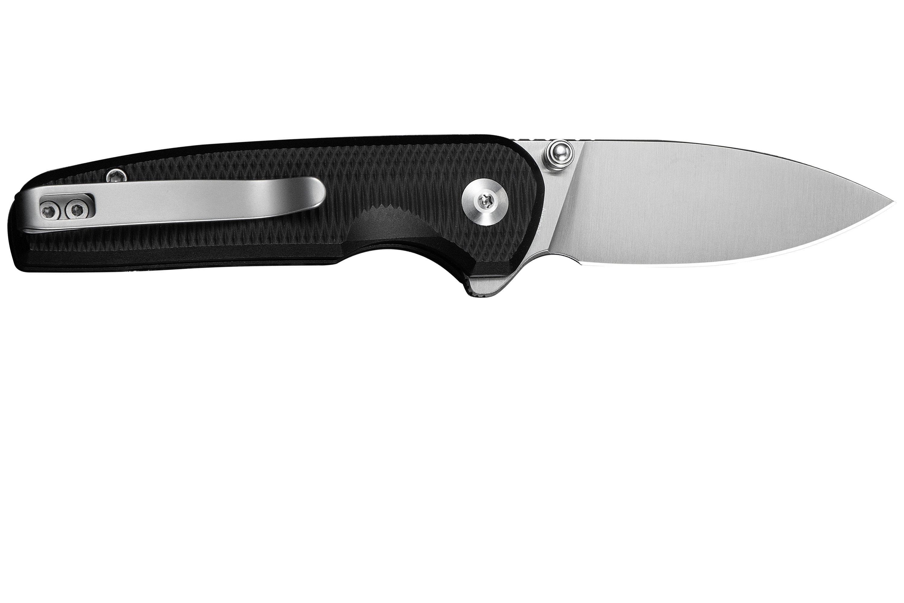 Civivi Mini Shakan C20052F-1 Satin Nitro-V, Black Aluminium ...