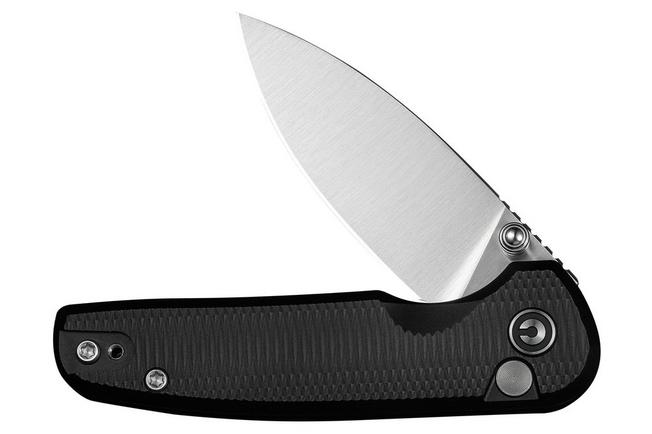 Afbeelding voor Civivi Mini Shakan C20052F-1 Satin Nitro-V, Black Aluminium, zakmes