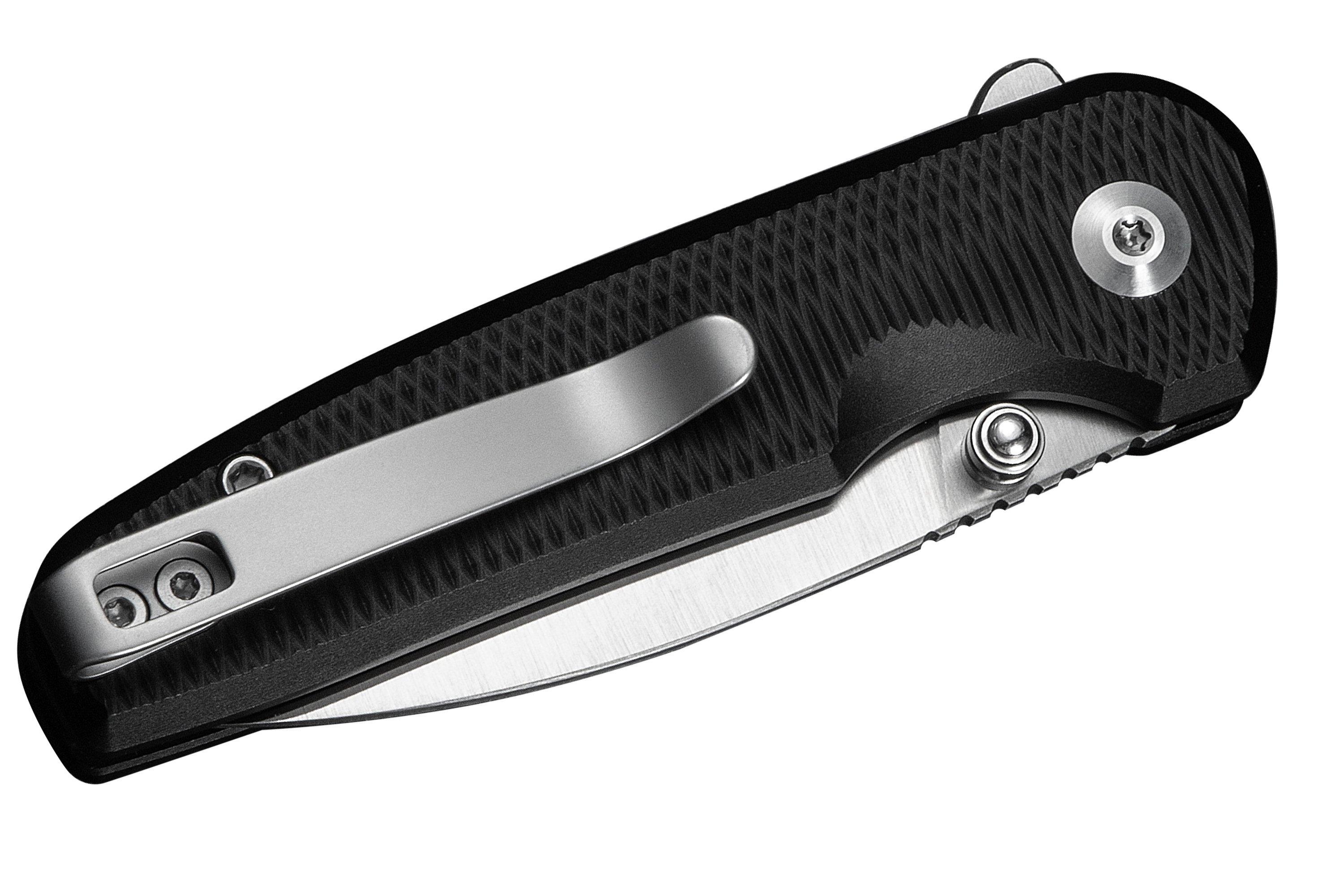 Civivi Mini Shakan C20052F-1 Satin Nitro-V, Black Aluminium, zakmes ...