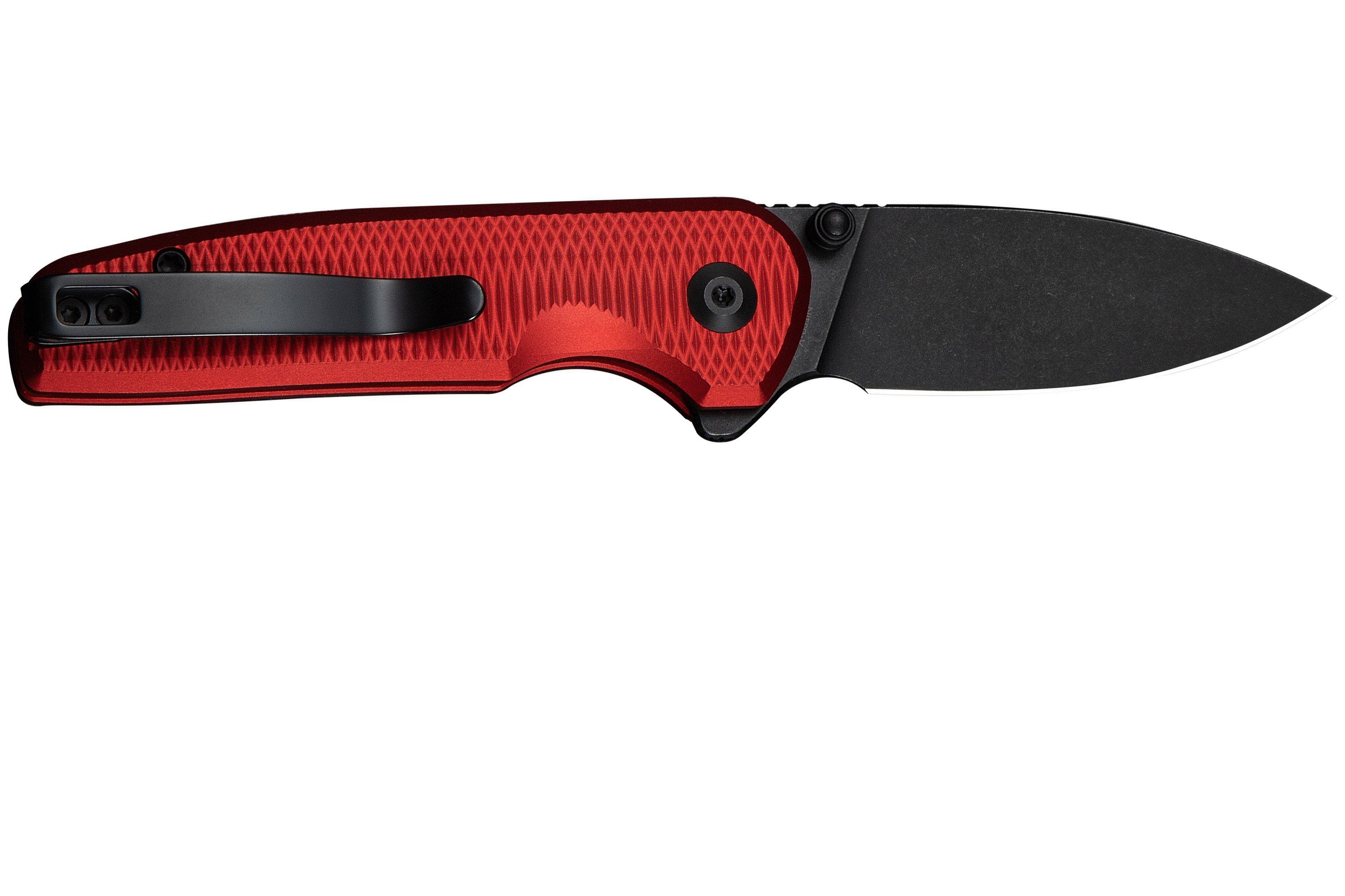 Civivi Mini Shakan C20052F-2 Blackwashed Nitro-V, Red Aluminium