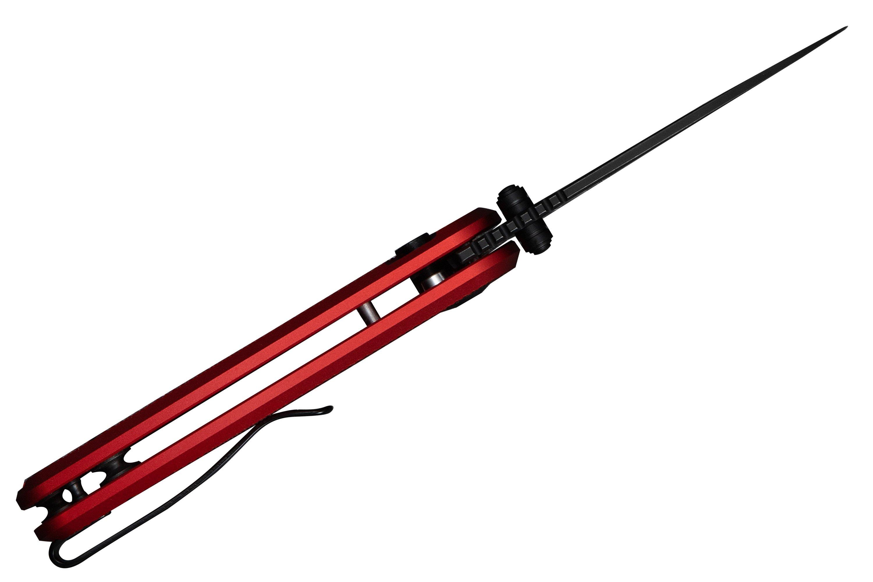 Civivi Mini Shakan C20052F-2 Blackwashed Nitro-V, Red Aluminium