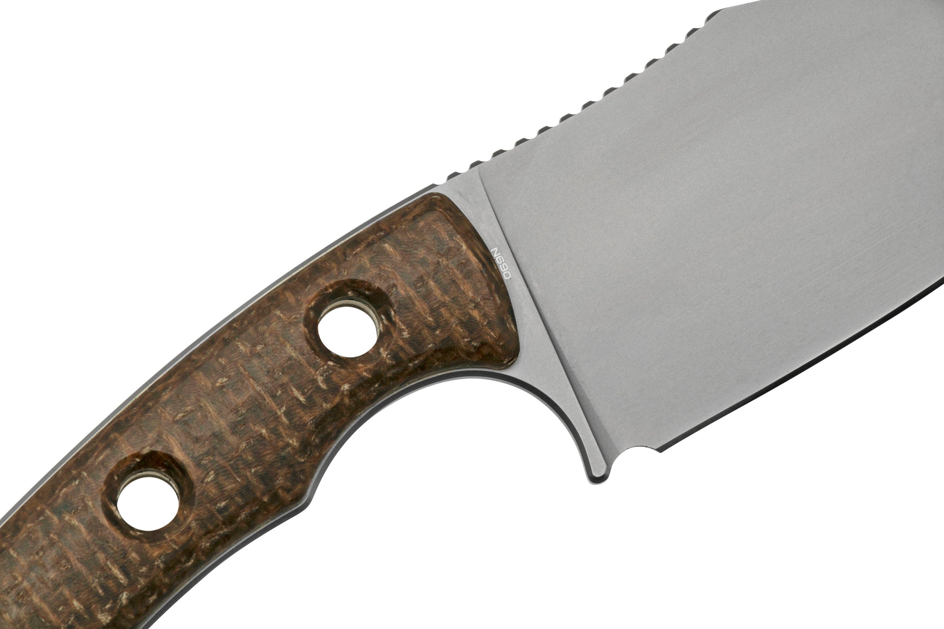 Civivi Midwatch C20059B2 Brown Burlap Micarta, feststehendes Messer