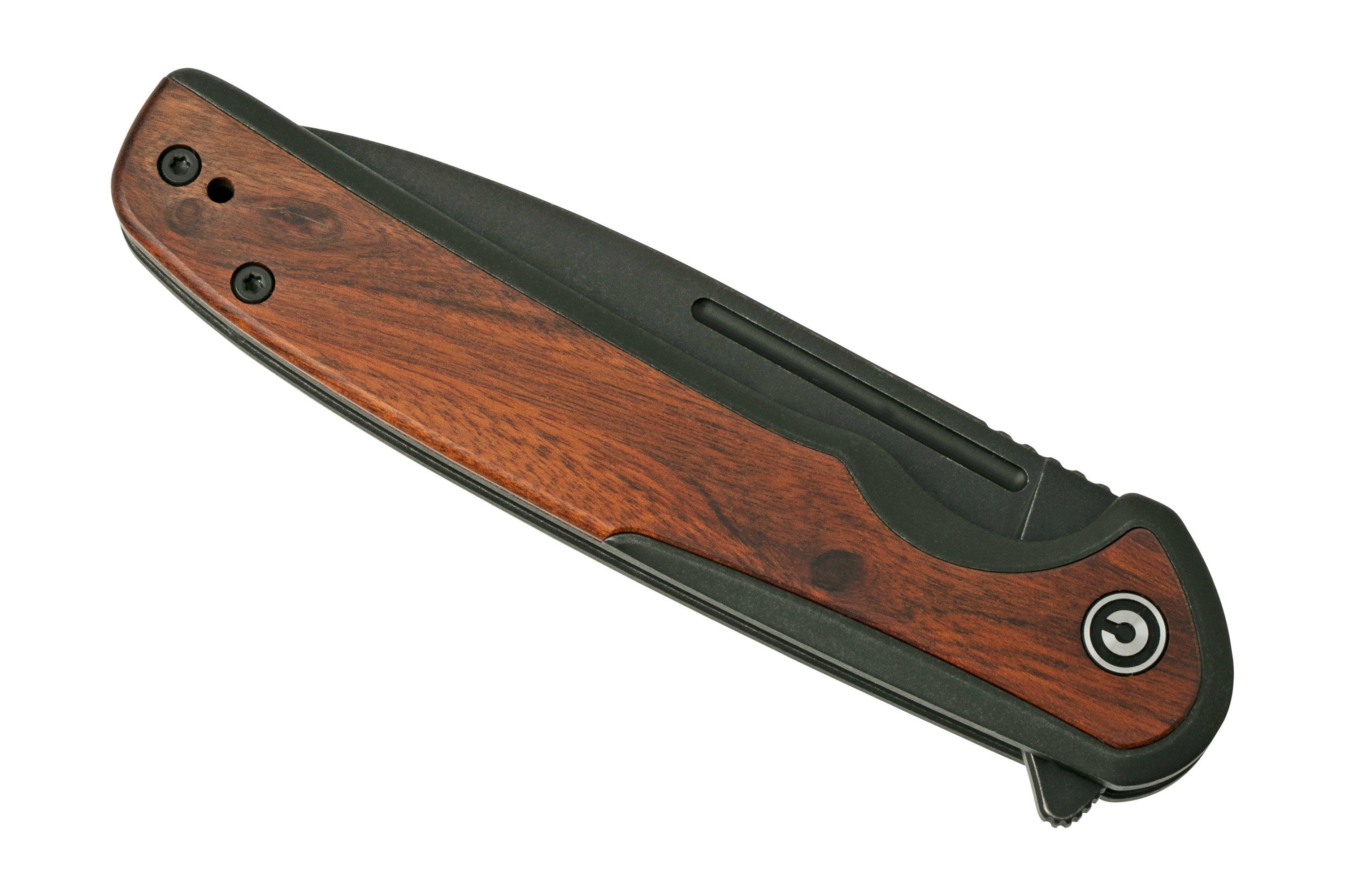 Civivi Voltaic C20060-1 black stainless steel/wood, pocket knife ...