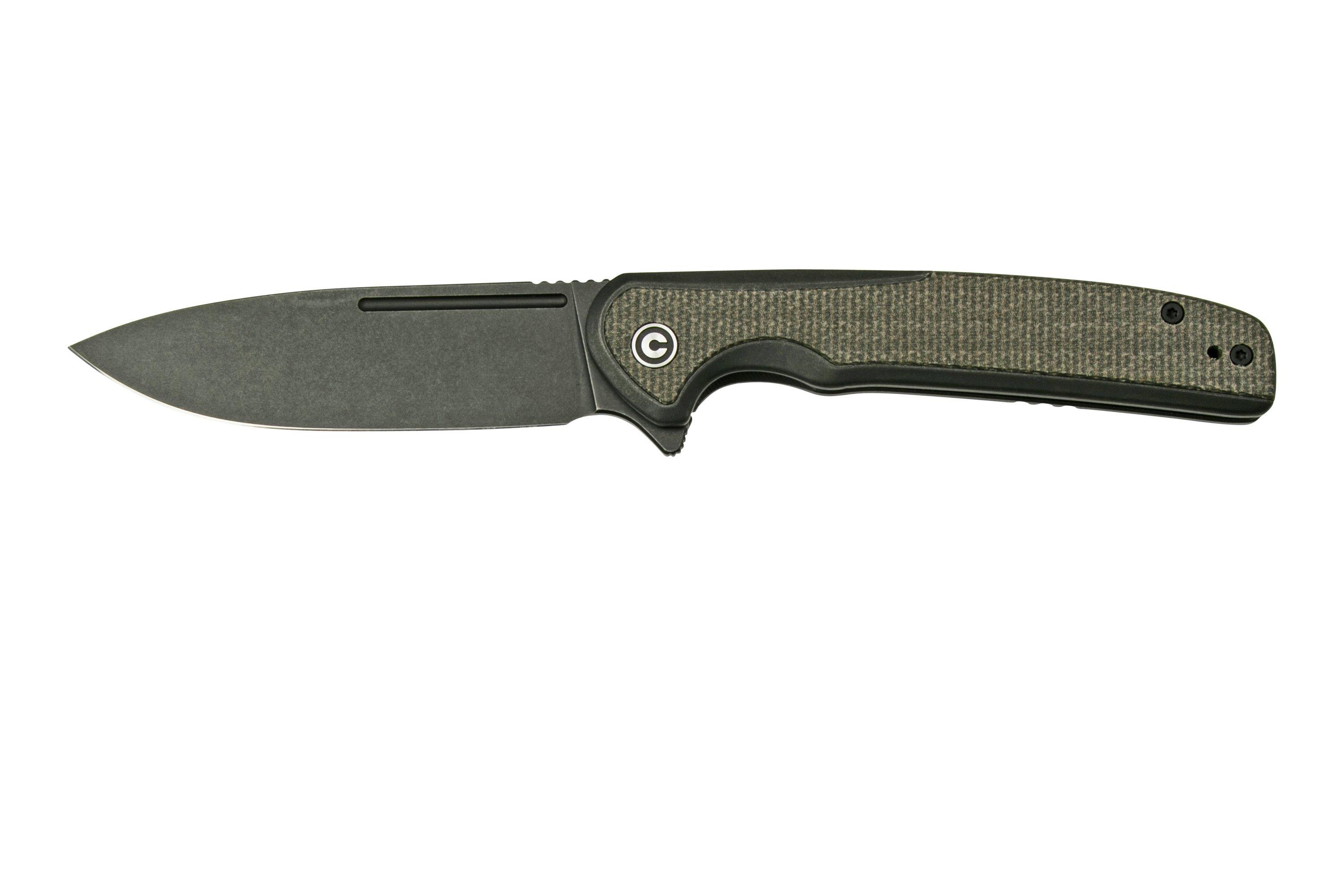Civivi Voltaic C20060-3 black stainless steel/micarta, pocket knife ...