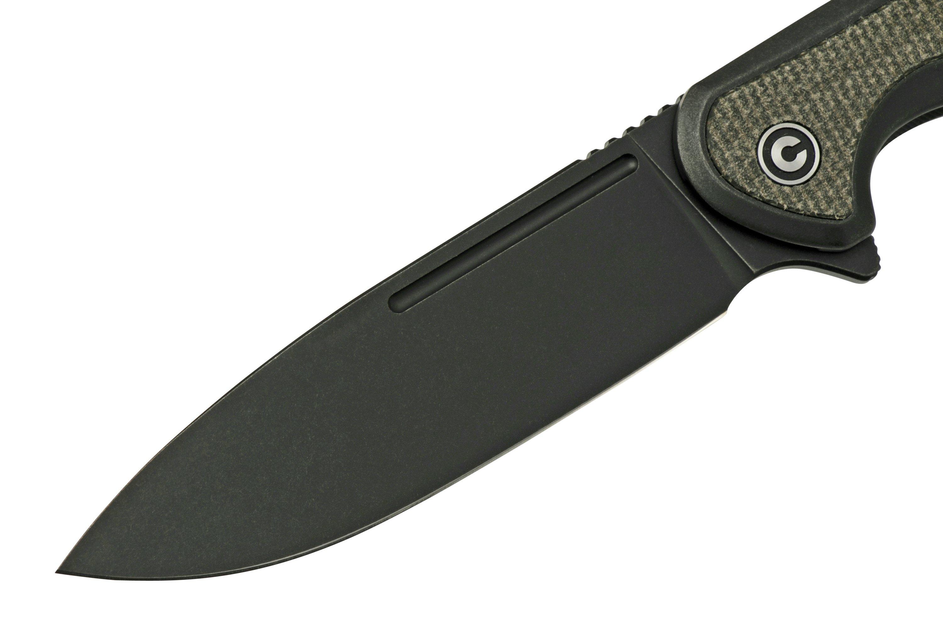 Civivi Voltaic C20060-3 black stainless steel/micarta, pocket knife ...
