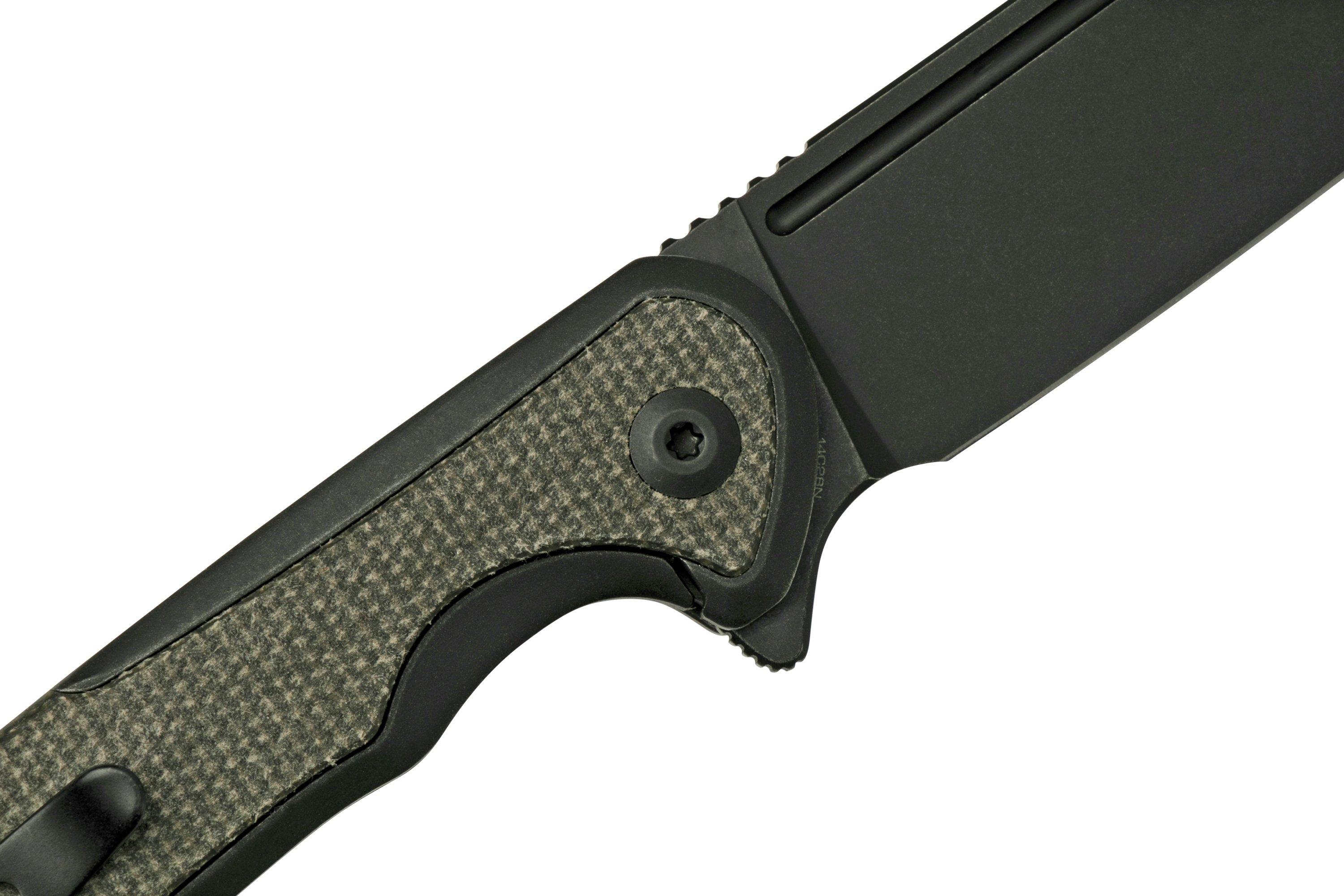 Civivi Voltaic C20060-3 black stainless steel/micarta, pocket knife ...
