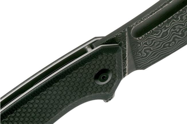 Imagen para Civivi Bullmastiff C2006DS-1 Damascus, Carbon fibre & Black G10 navaja