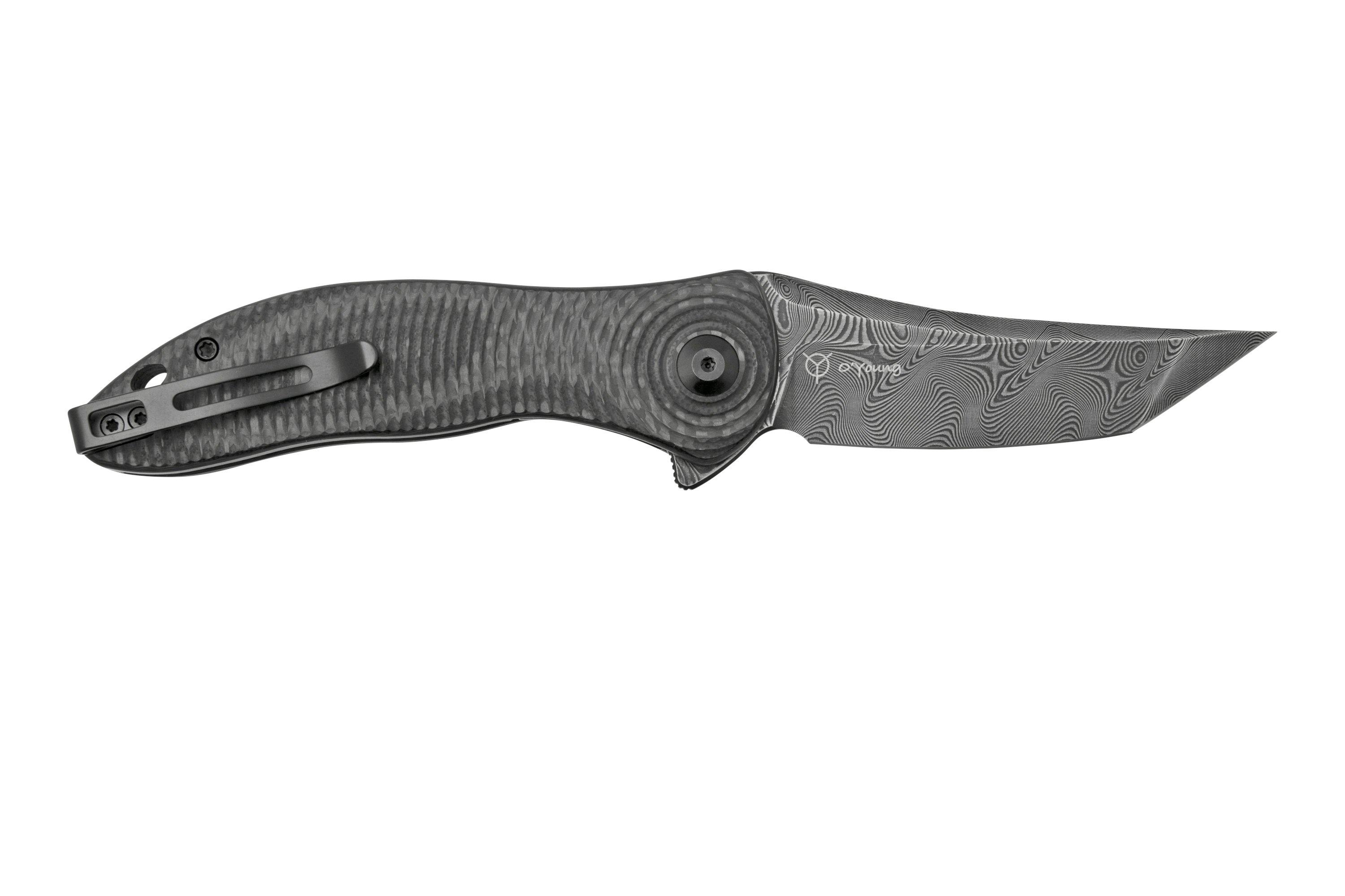 Civivi Synergy 3 Tanto C20075BDS1 Damascus, Black G10, Carbon fibre