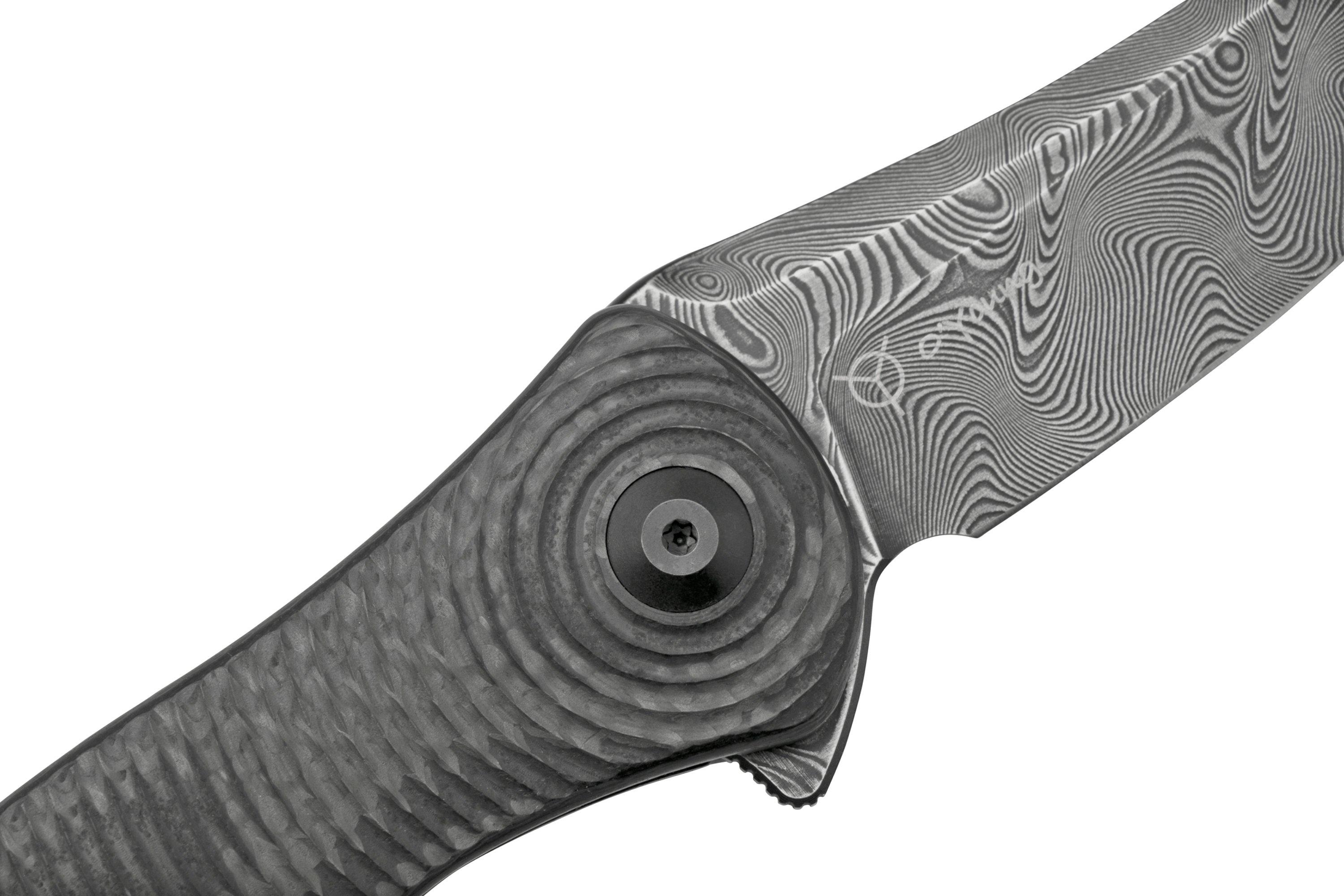 Civivi Synergy 3 Tanto C20075B-DS1 Damascus, Black G10, Carbon fibre ...