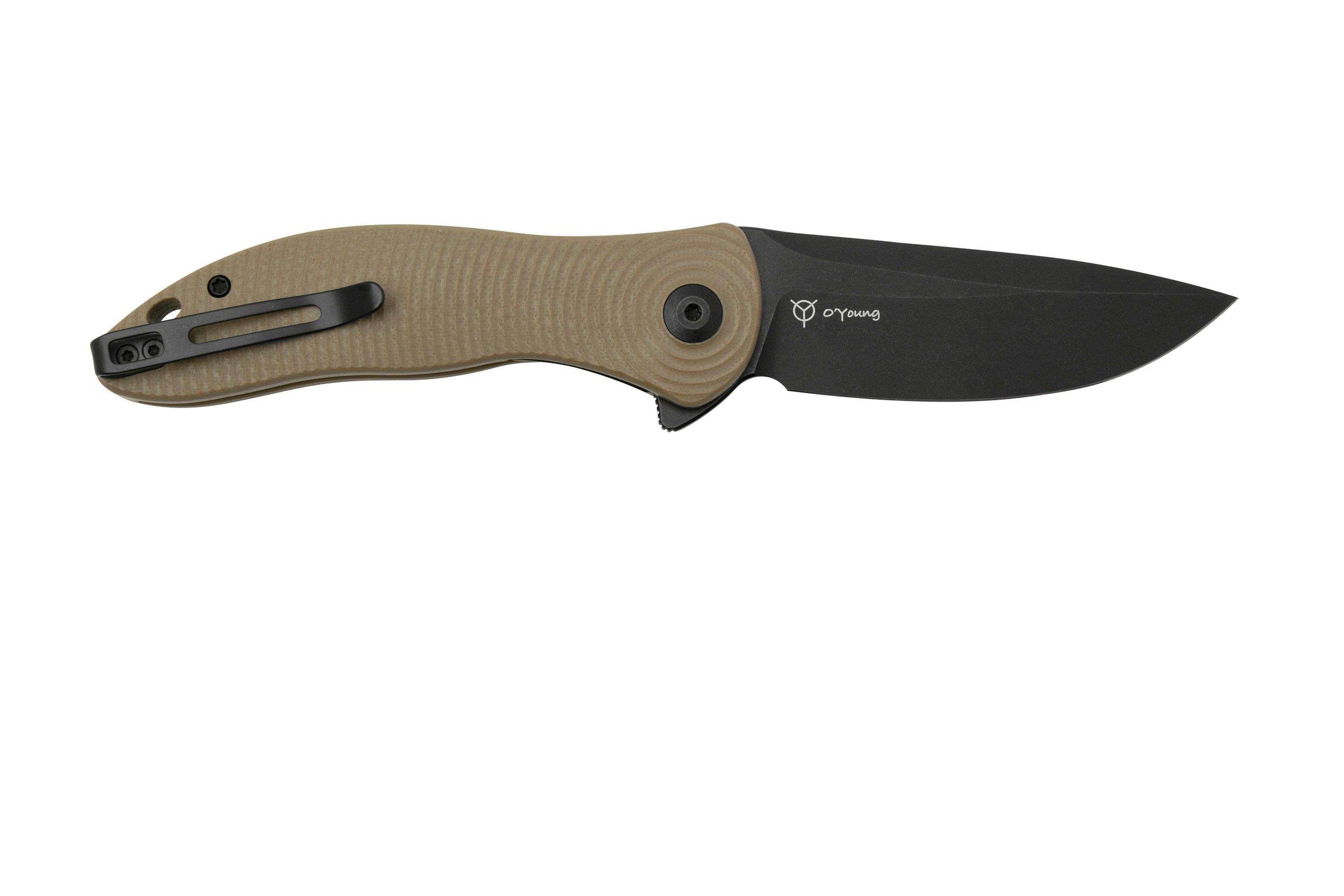 Civivi Synergy 3 C20075D-2 Tan G10, Nitro-V, navalha, Jim O'Young ...