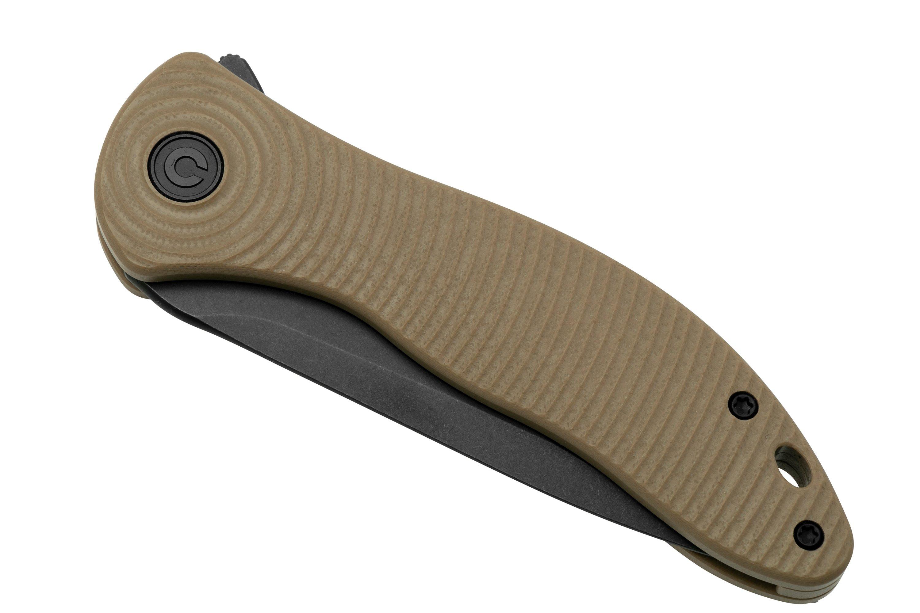 Civivi Synergy 3 C20075D-2 Tan G10, Nitro-V, navalha, Jim O'Young ...