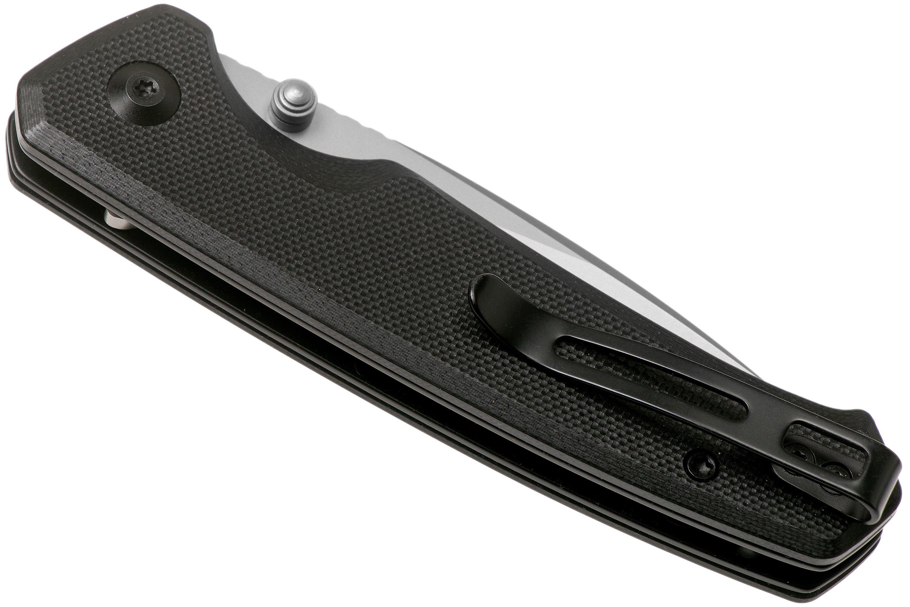 Couteau modèle James par Liérande - manche acier Inox