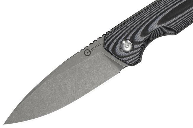Bild für Civivi Altus Fixed Blade C20076B-2, Stonewashed 14C28N, Gray and Black Layered G10 Taschenmesser