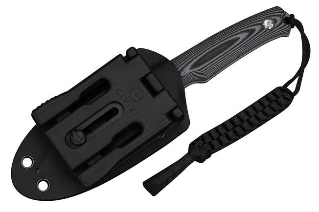 Bild für Civivi Altus Fixed Blade C20076B-2, Stonewashed 14C28N, Gray and Black Layered G10 Taschenmesser