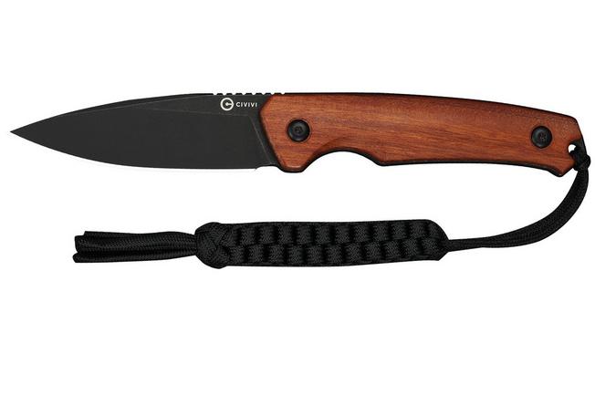 Bild für Civivi Altus Fixed Blade C20076B-3, Blackwashed 14C28N, Guibourtia Wood Taschenmesser