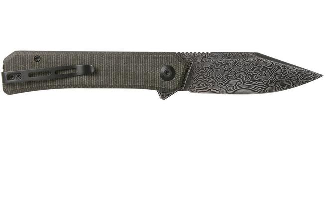 Imagen para Civivi Relic C20077B-DS1 Damascus, Dark Green Micarta navaja