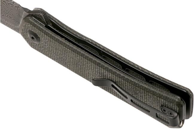 Imagen para Civivi Relic C20077B-DS1 Damascus, Dark Green Micarta navaja