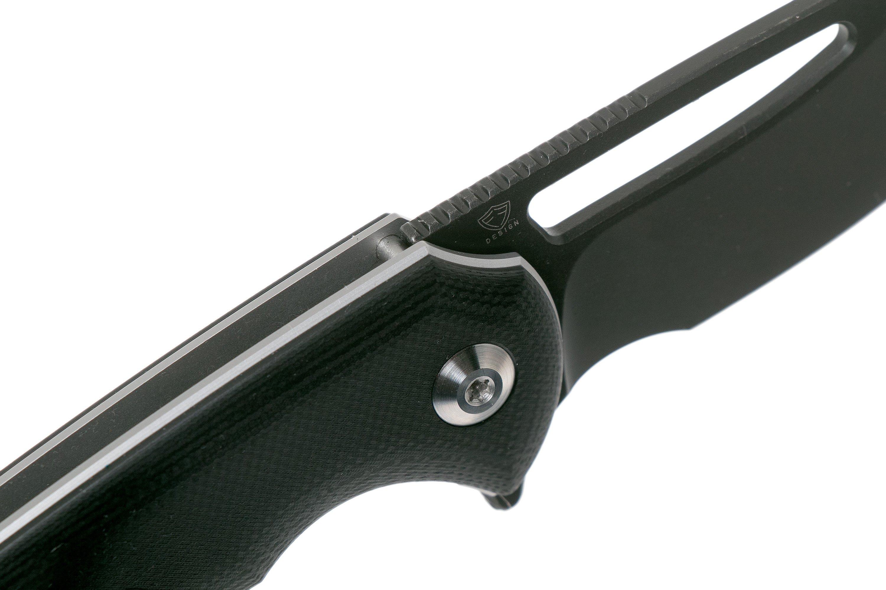 Civivi Odium C2010E Black-Black G10 pocket knife, Ferrum Forge design ...