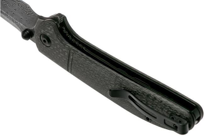 Imagen para Civivi Badlands Vagabond C2019DS-1 Damascus, navaja, fibra de carbono