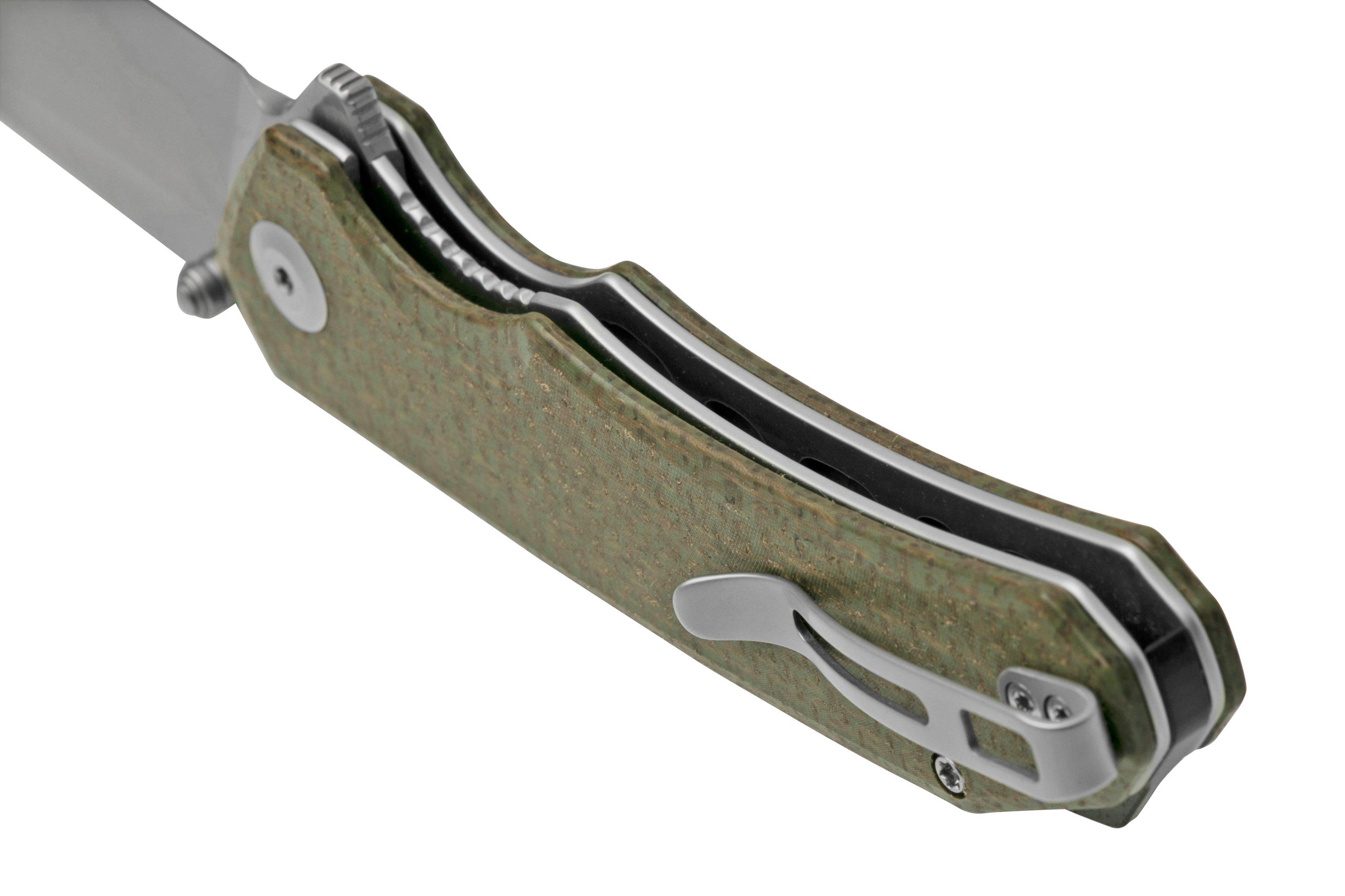 Civivi Brazen C2023F Tanto, Green Coarse Micarta Taschenmesser ...