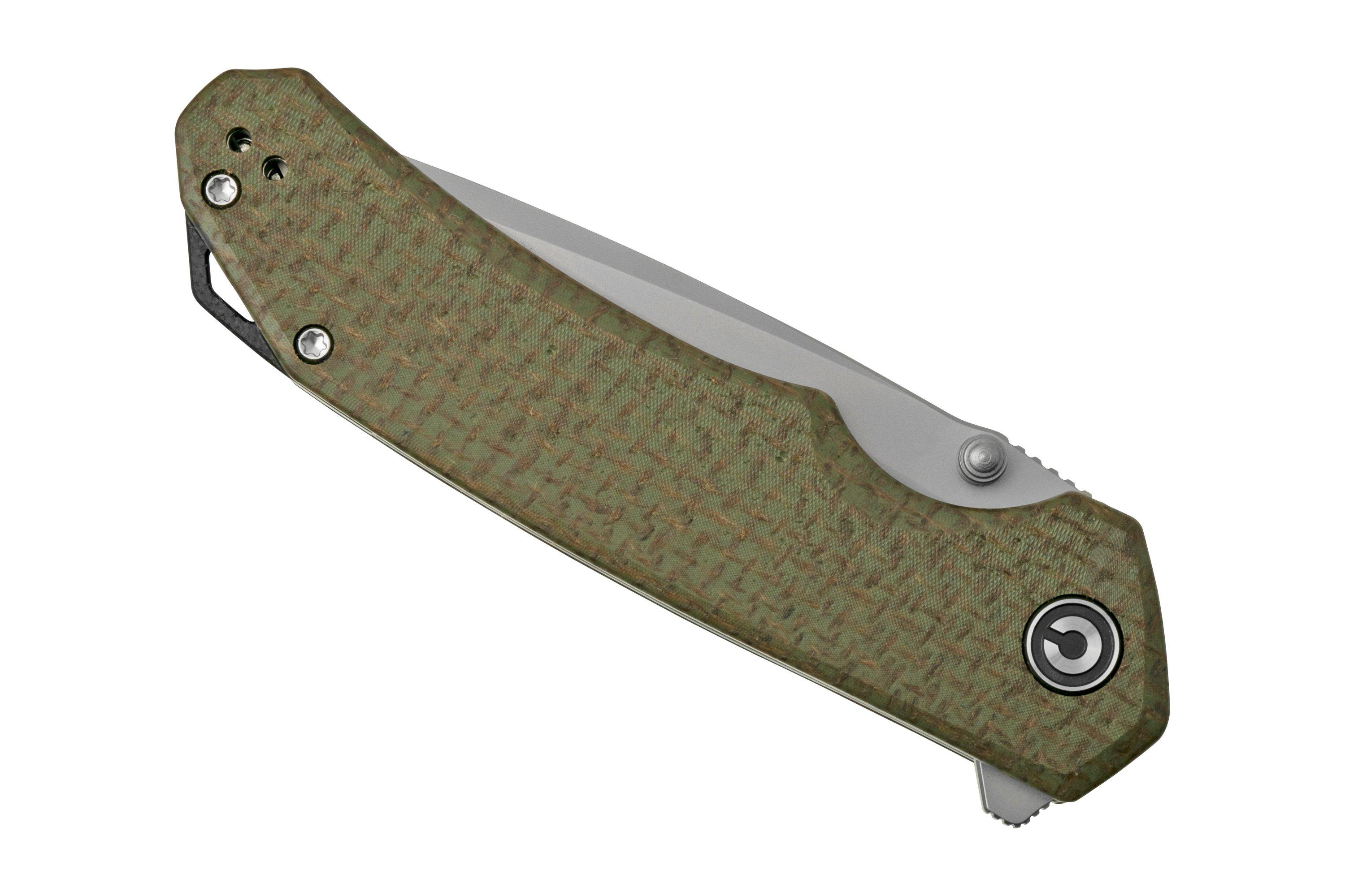 Civivi Brazen C2023F Tanto, Green Coarse Micarta Taschenmesser ...