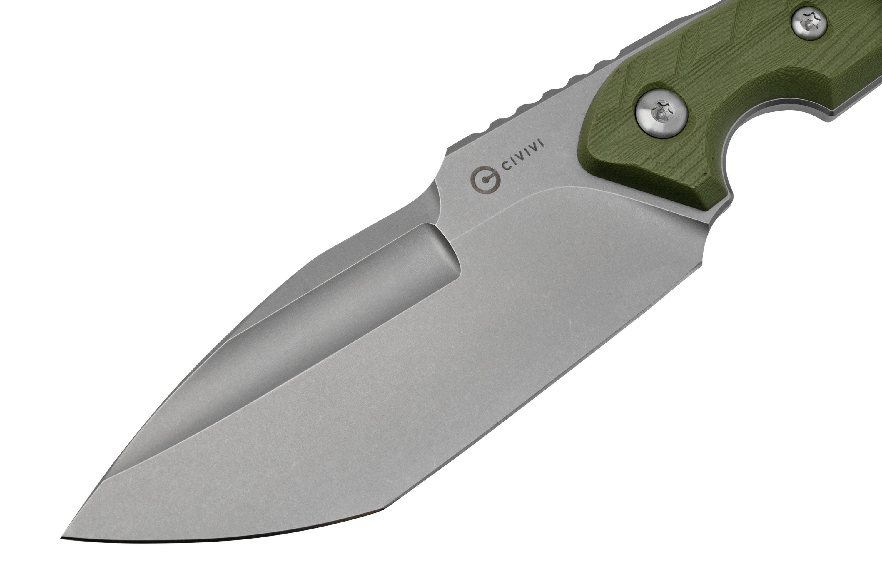 Civivi Maxwell C210402 OD Green G10, Stonewashed, Black Kydex Sheath