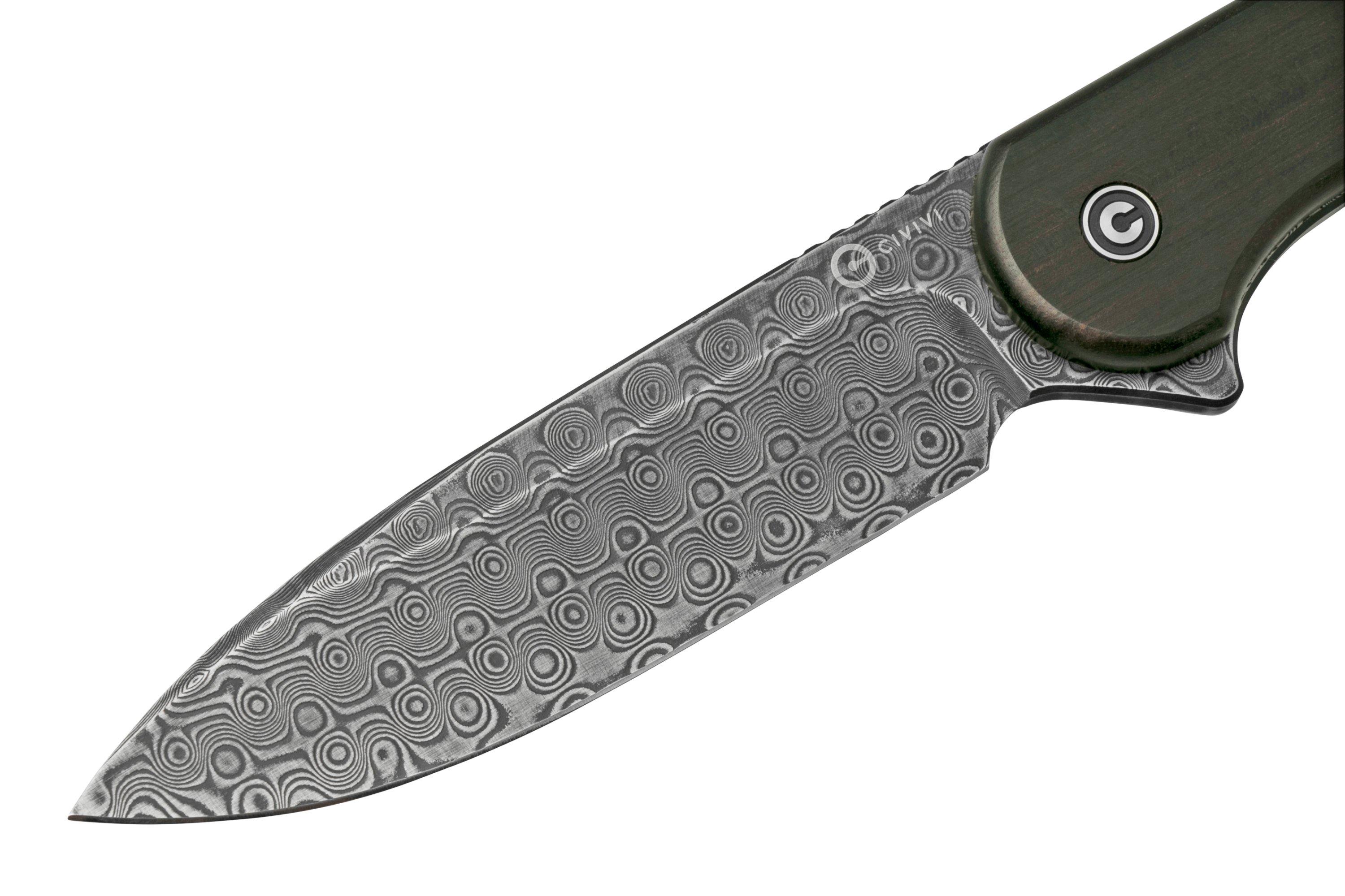 Civivi Elementum Fixed Blade C2105DS1 damascus, ebony, fixed knife