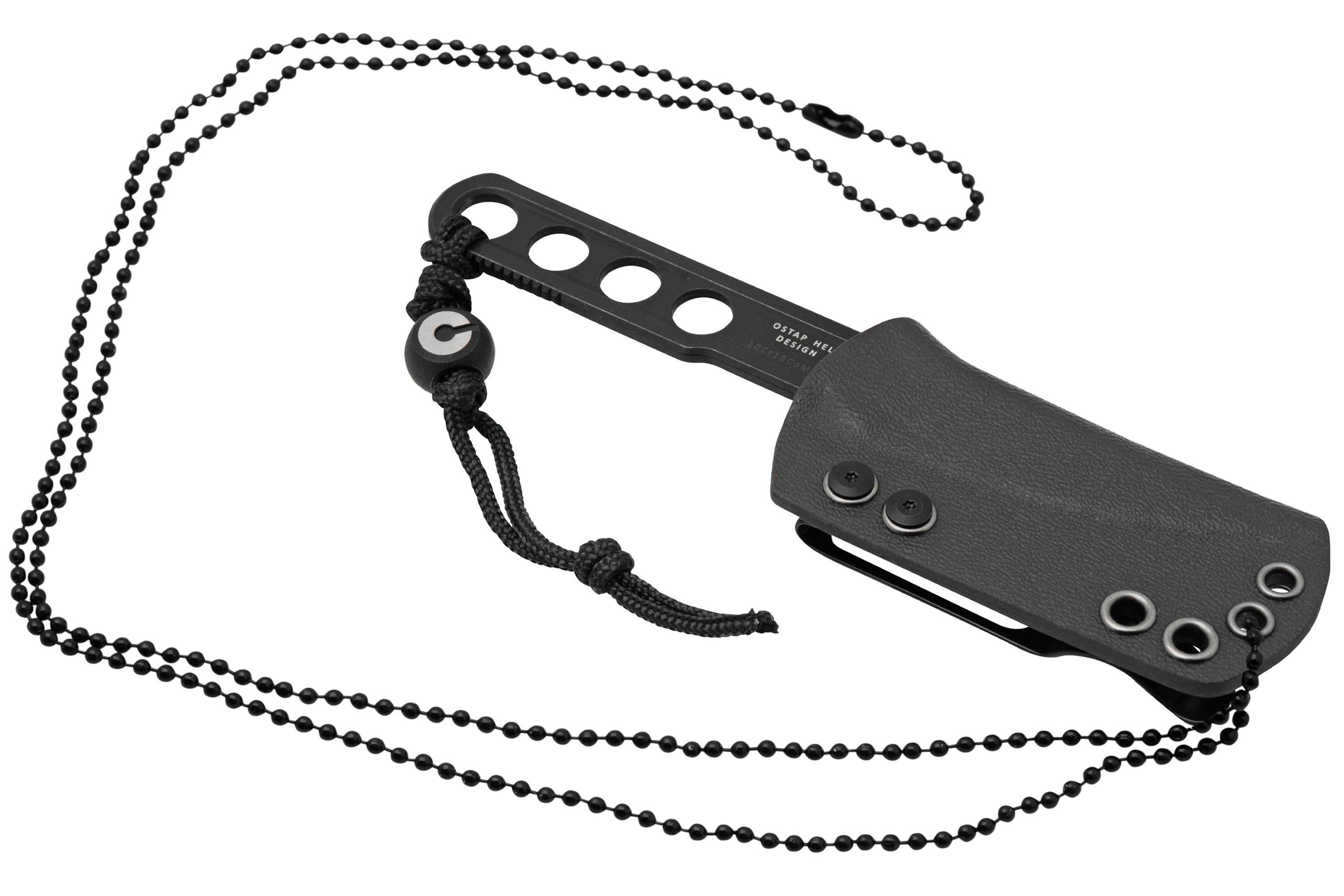 Civivi Circulus C220121, Black Stonewashed neck knife