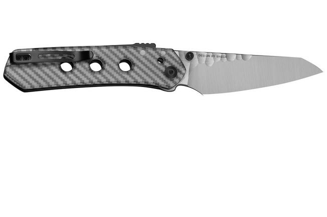Afbeelding voor Civivi Vision FG C22036-8, Rock Grind Pattern Satin Nitro-V, Polished Clear Lexan zakmes, Snecx Tan design