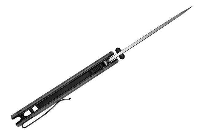 Afbeelding voor Civivi Vision FG C22036-8, Rock Grind Pattern Satin Nitro-V, Polished Clear Lexan zakmes, Snecx Tan design