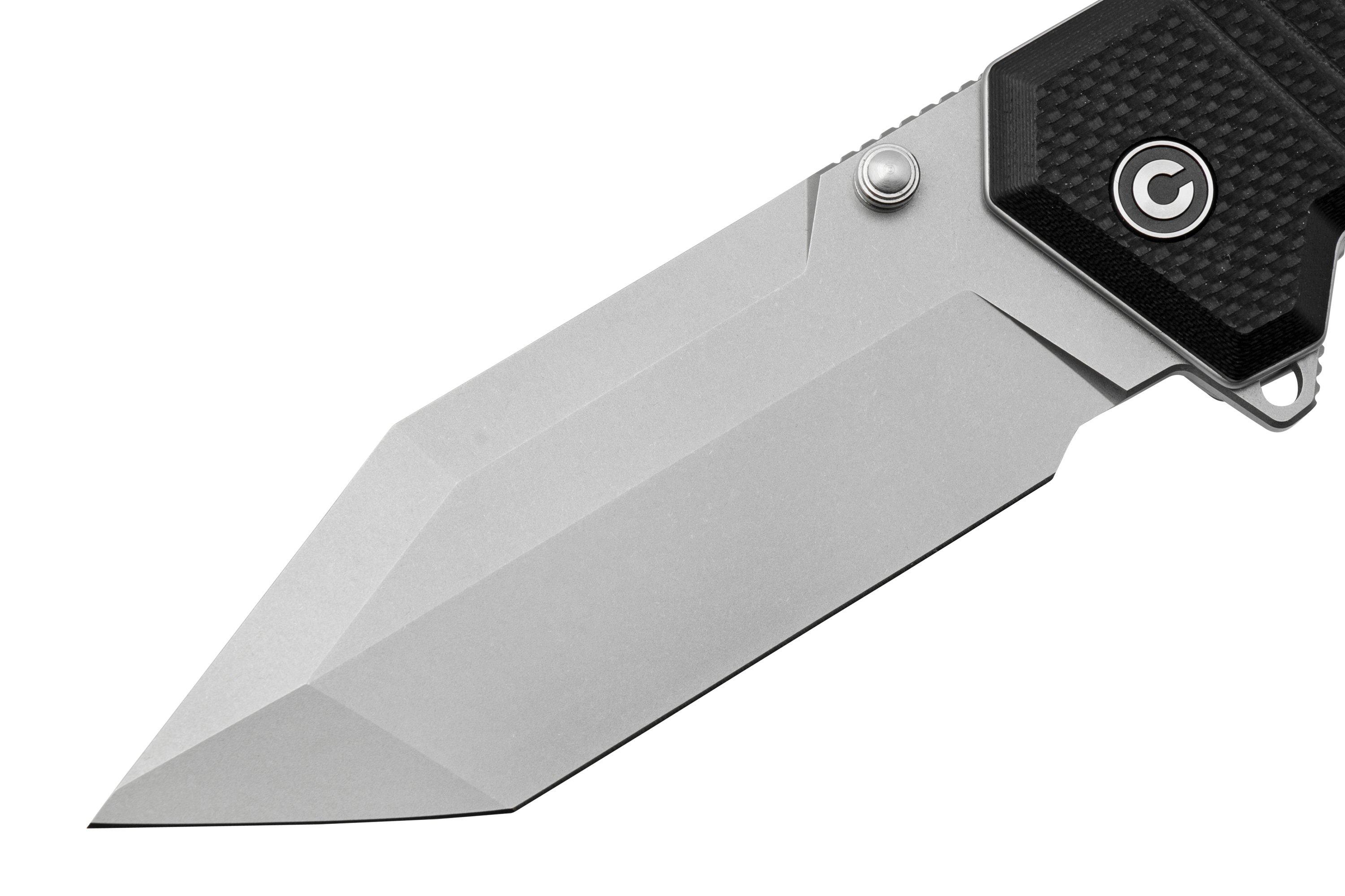 CIVIVI Bhaltair C230241 Black Coarse G10, Stonewashed, pocket knife