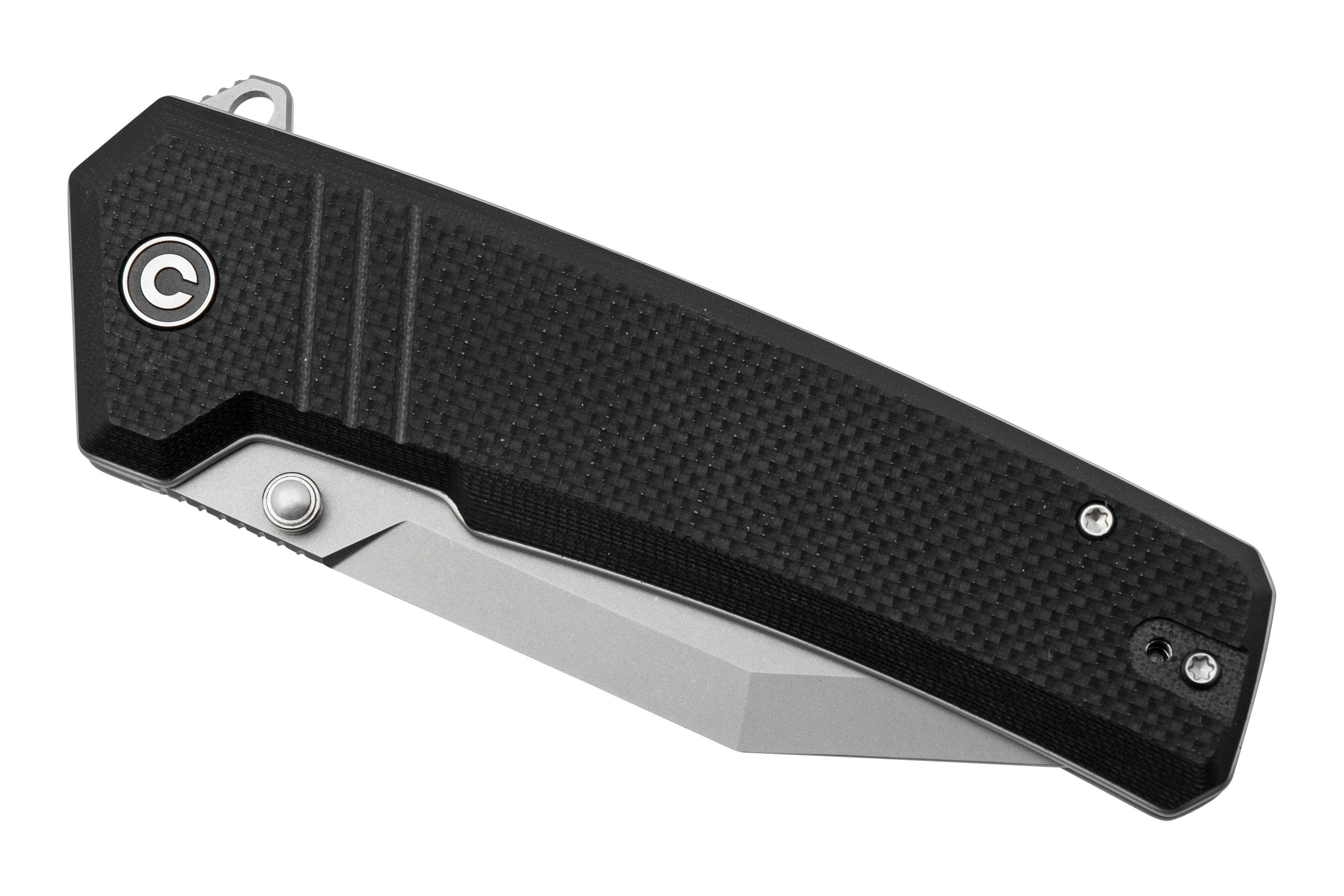 CIVIVI Bhaltair C230241 Black Coarse G10, Stonewashed, pocket knife