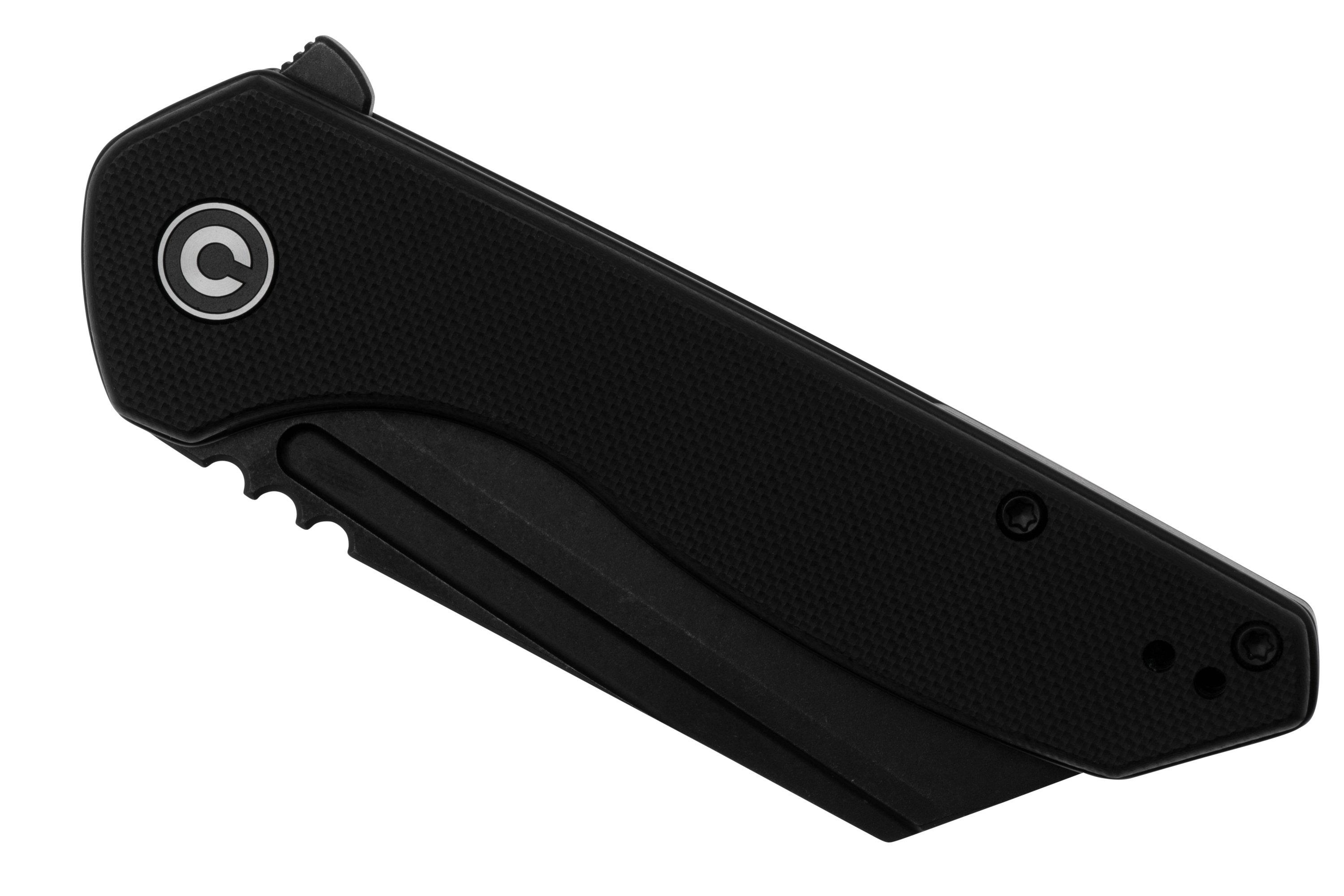 Civivi ExOne C23036-1 Blackwashed Nitro-V, Black G10 pocket knife