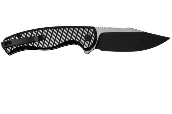 CIVIVI Stormhowl C23040B-1 Blackwashed Satin Nitro-V, Milled Black Aluminum,  pocket knife