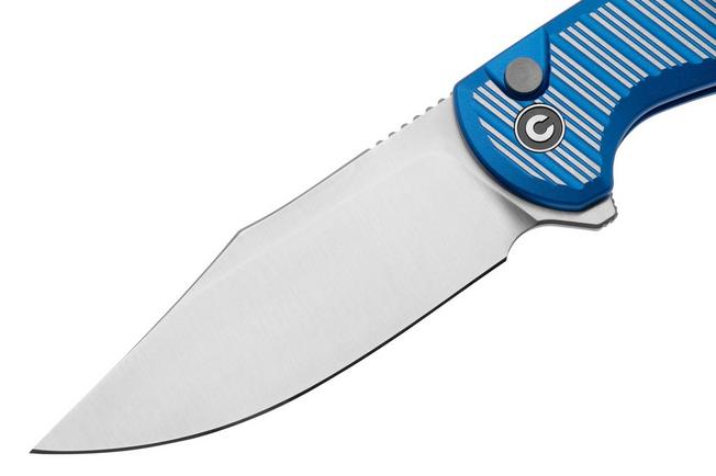 CIVIVI Stormhowl C23040B-2 Satin Nitro-V, Milled Bright Blue Aluminum, pocket  knife