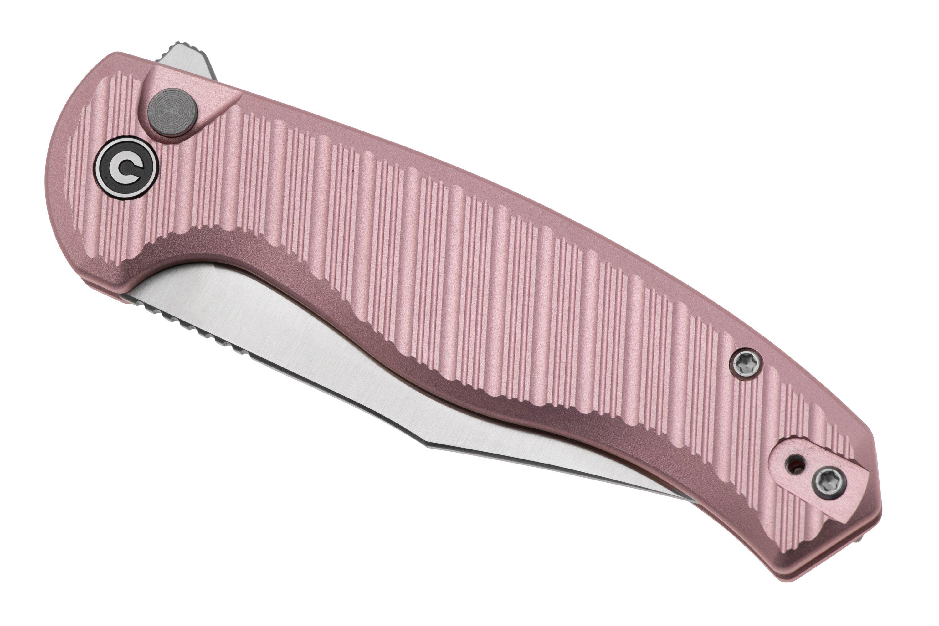 CIVIVI Stormhowl Flipper & Button Lock Knife Aluminum Handle Nitro-V