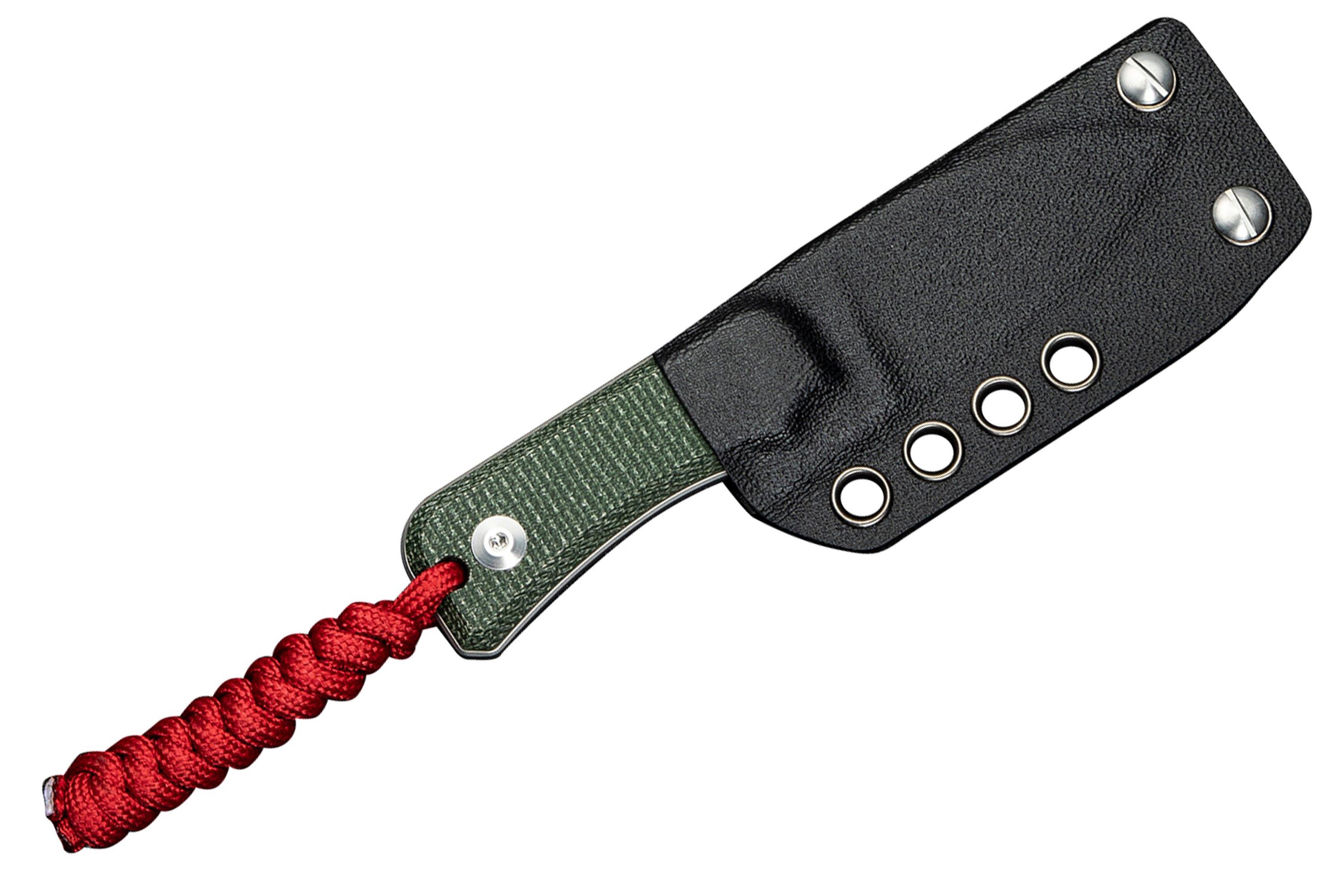 Muela Viking Black Micarta Fahrtenmesser – Feststehendes Outdoor-Messer Mit Scandi-Schliff, 23,3 Cm