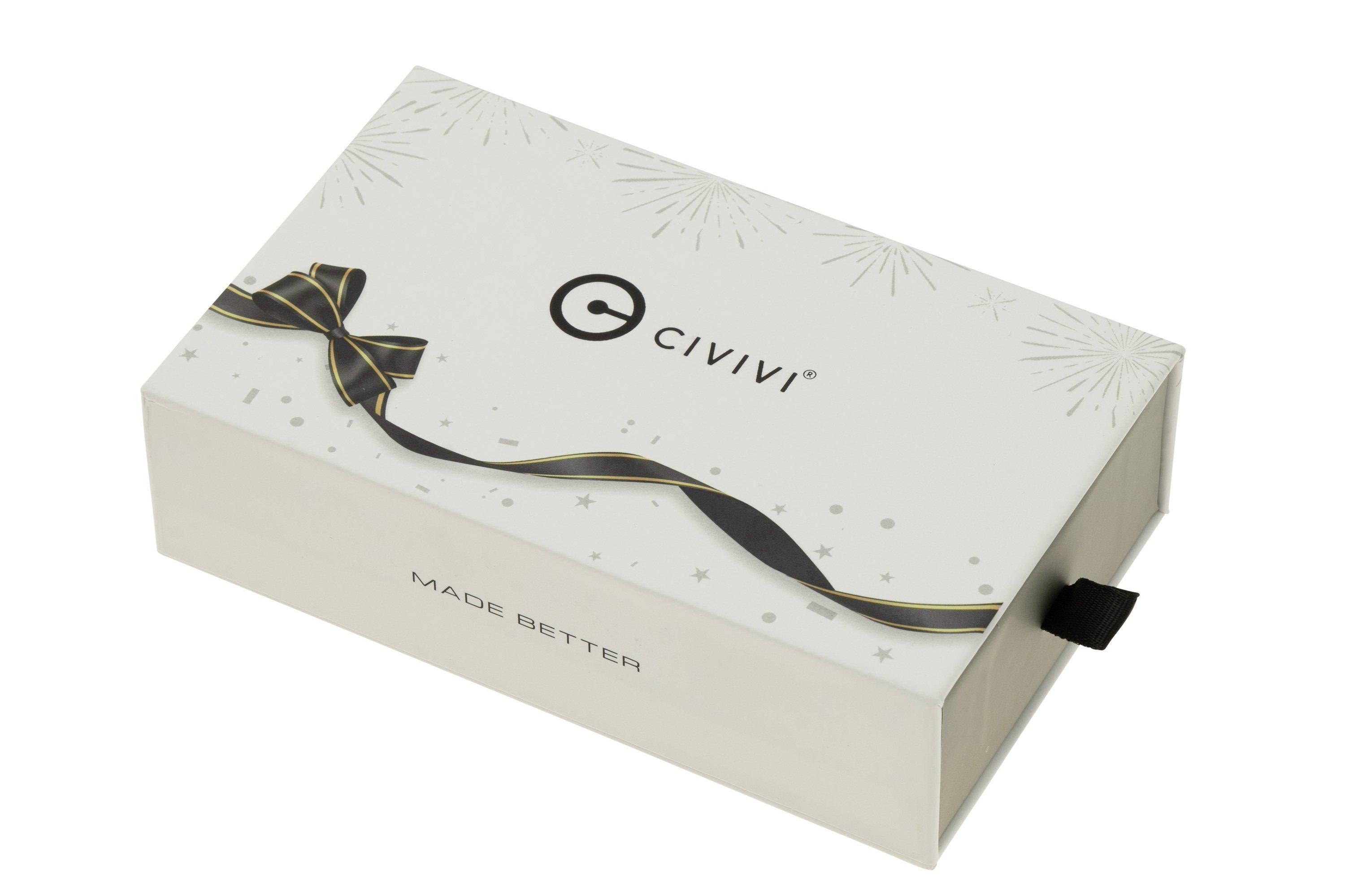 Civivi Elementum II and StellarQuill C23049 Button Lock Knife and Pen ...